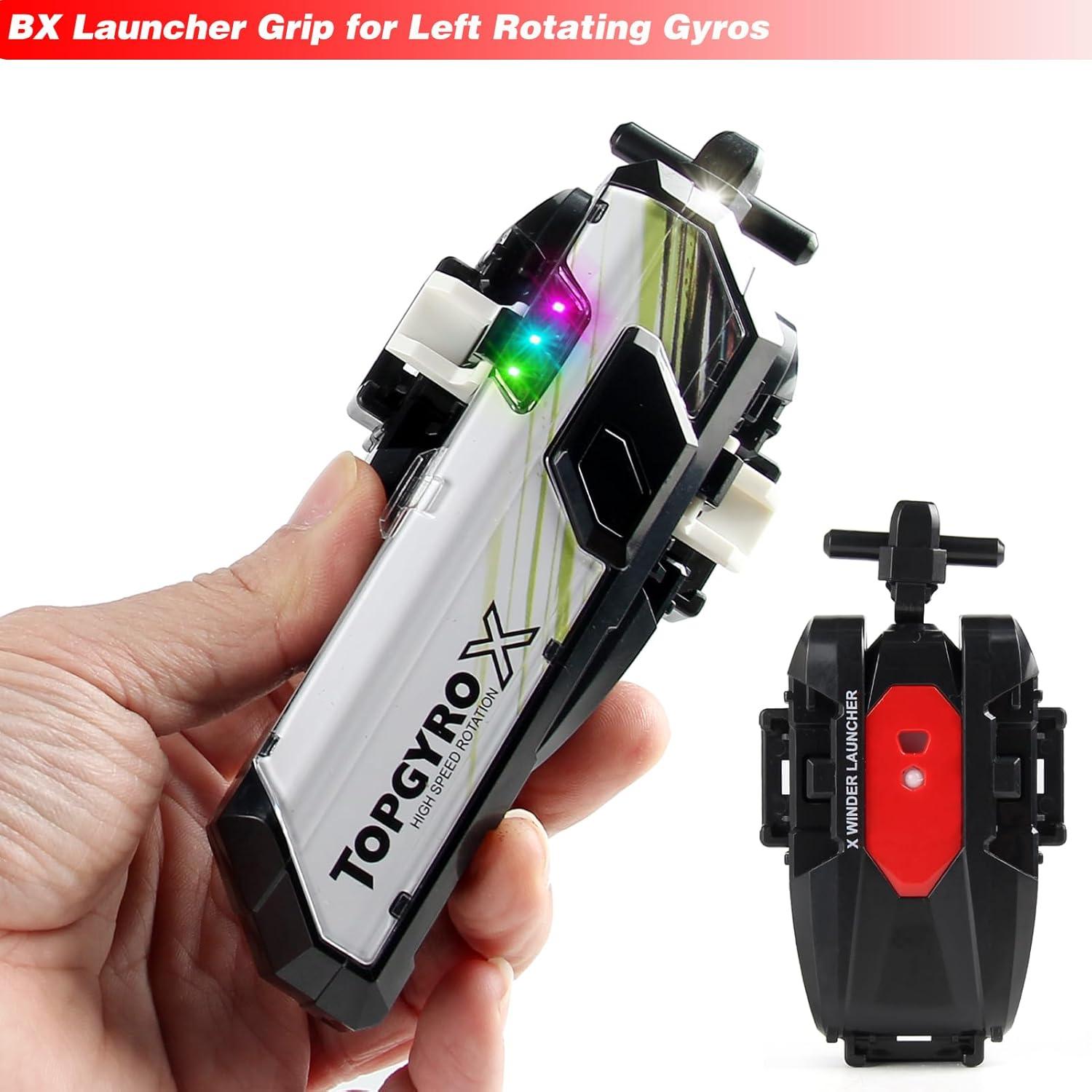 Lanzador Bey X Negro para Batallas de Top - Seguro y Divertido