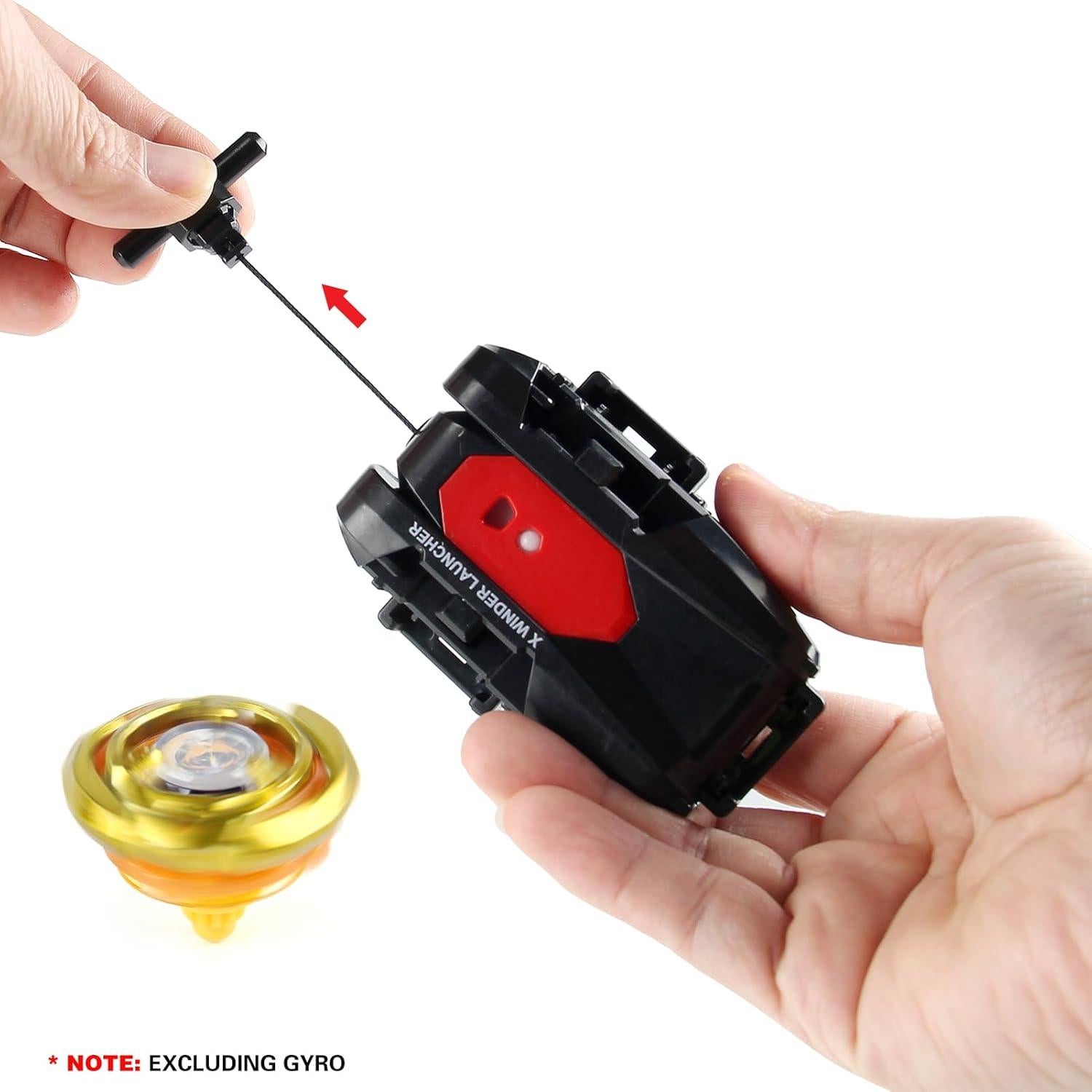 Lanzador Bey X Negro para Batallas de Top - Seguro y Divertido