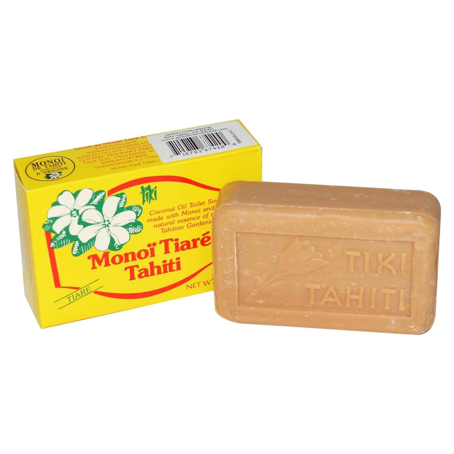 Jabón Monoi Tiare Gardenia 130g - Hidratante Natural