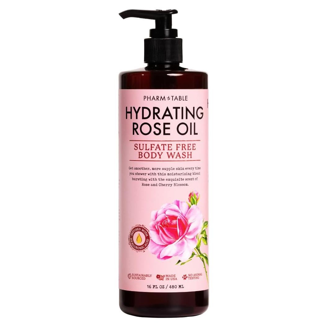 Gel de Ducha Hidratante de Rosa Kira Labs 480ml - Libre de Sulfatos