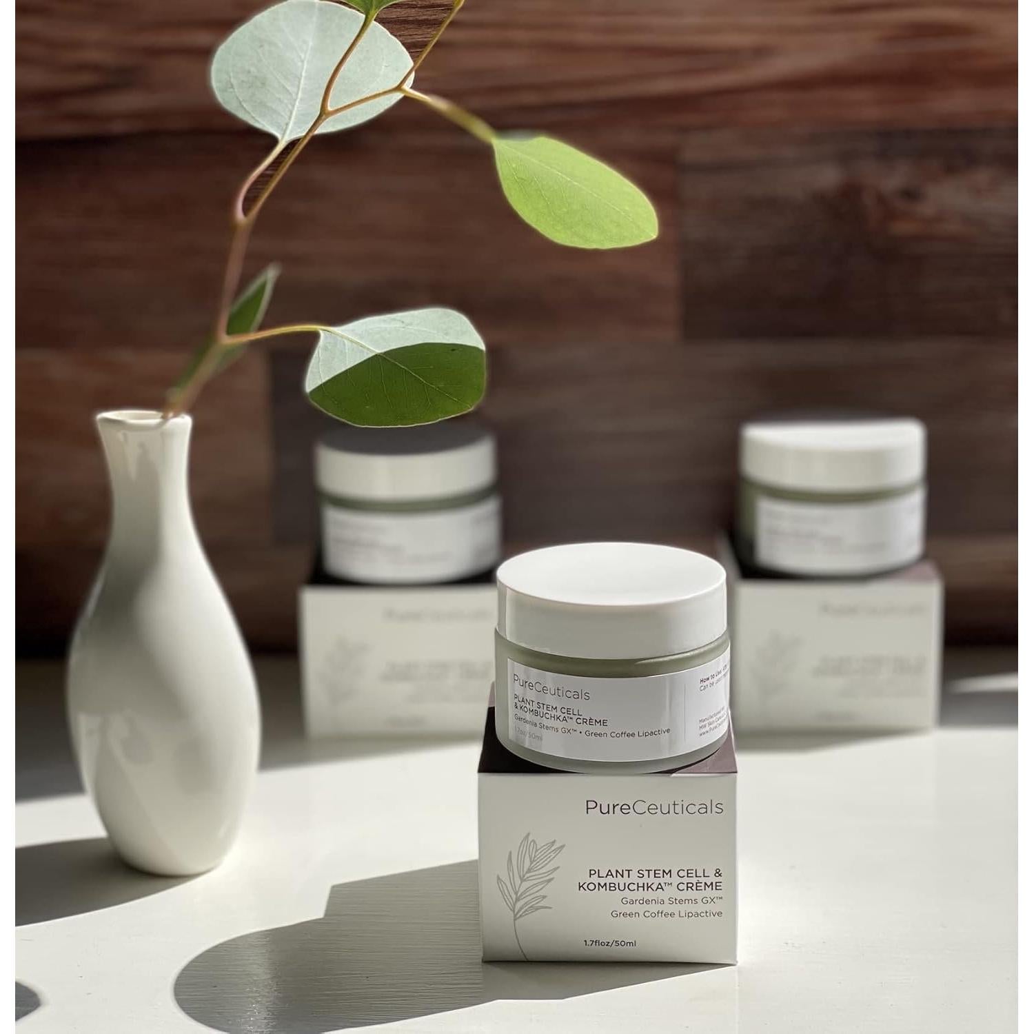 Crema Anti-Envejecimiento PureCeuticals 50ml - Células Madre y Kombuchka