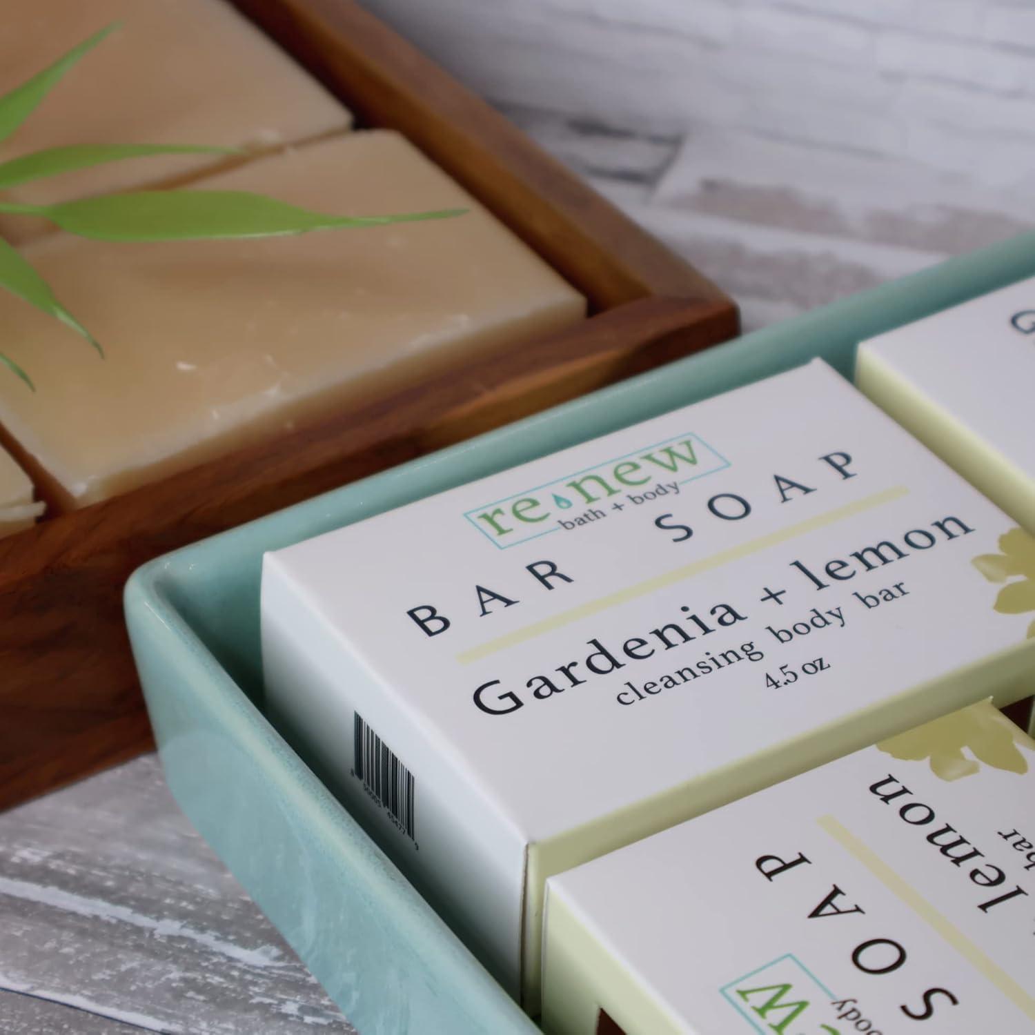 Jabón Natural Hidratante Gardenia y Limón Junk Free Skin - 3 Barras 127g