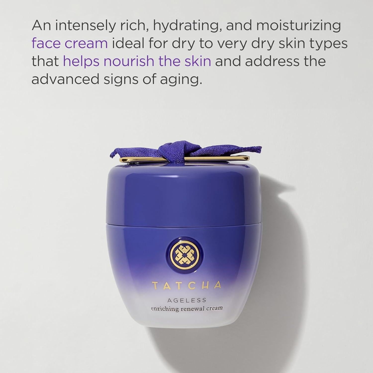 Crema Hidratante TATCHA Renovadora 55 ml para Piel Firme