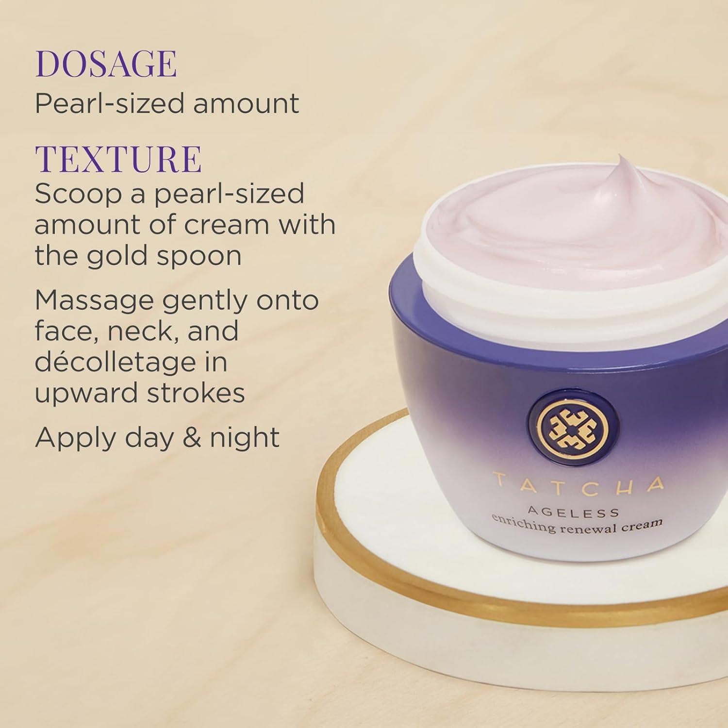 Crema Hidratante TATCHA Renovadora 55 ml para Piel Firme