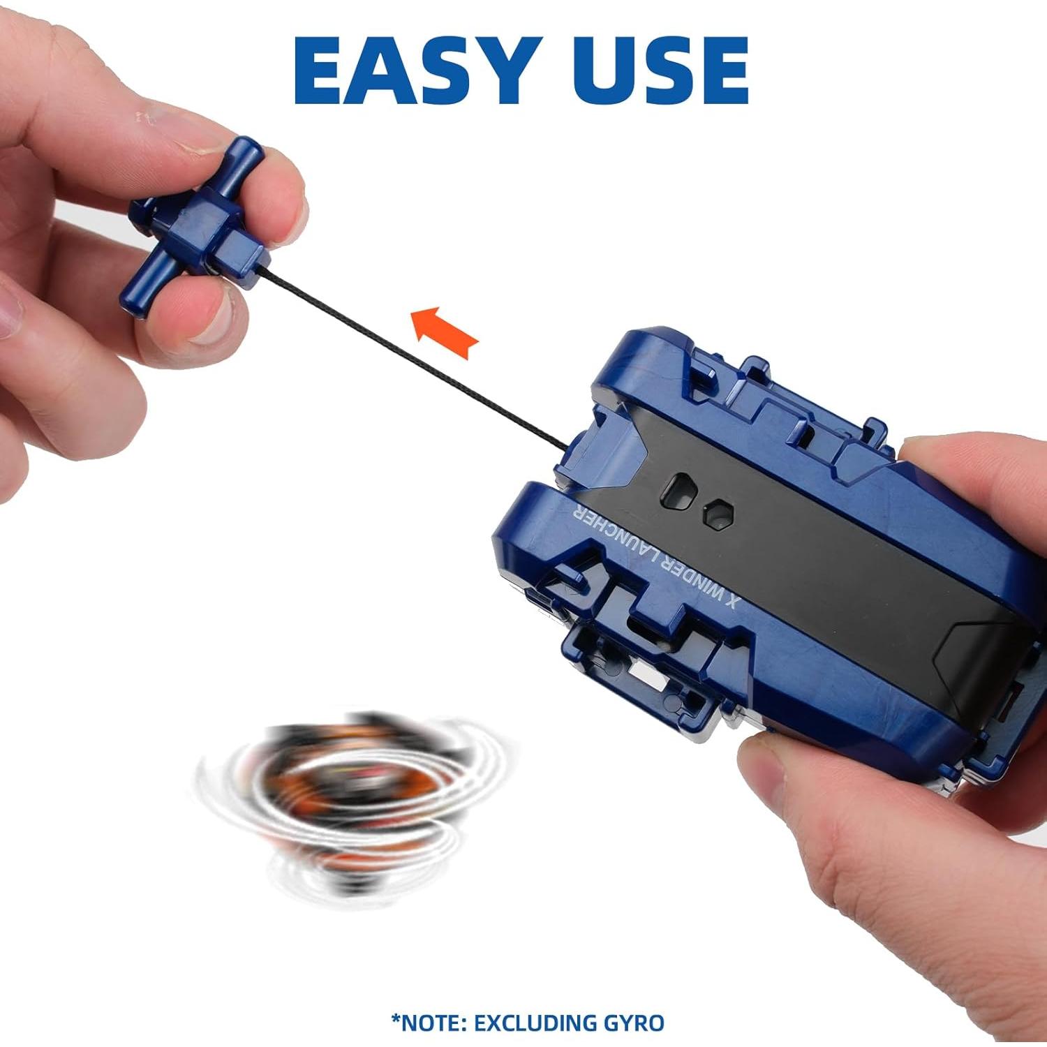 Paquete 2 Lanzadores de Cuerda AIBREAY para Trompos X