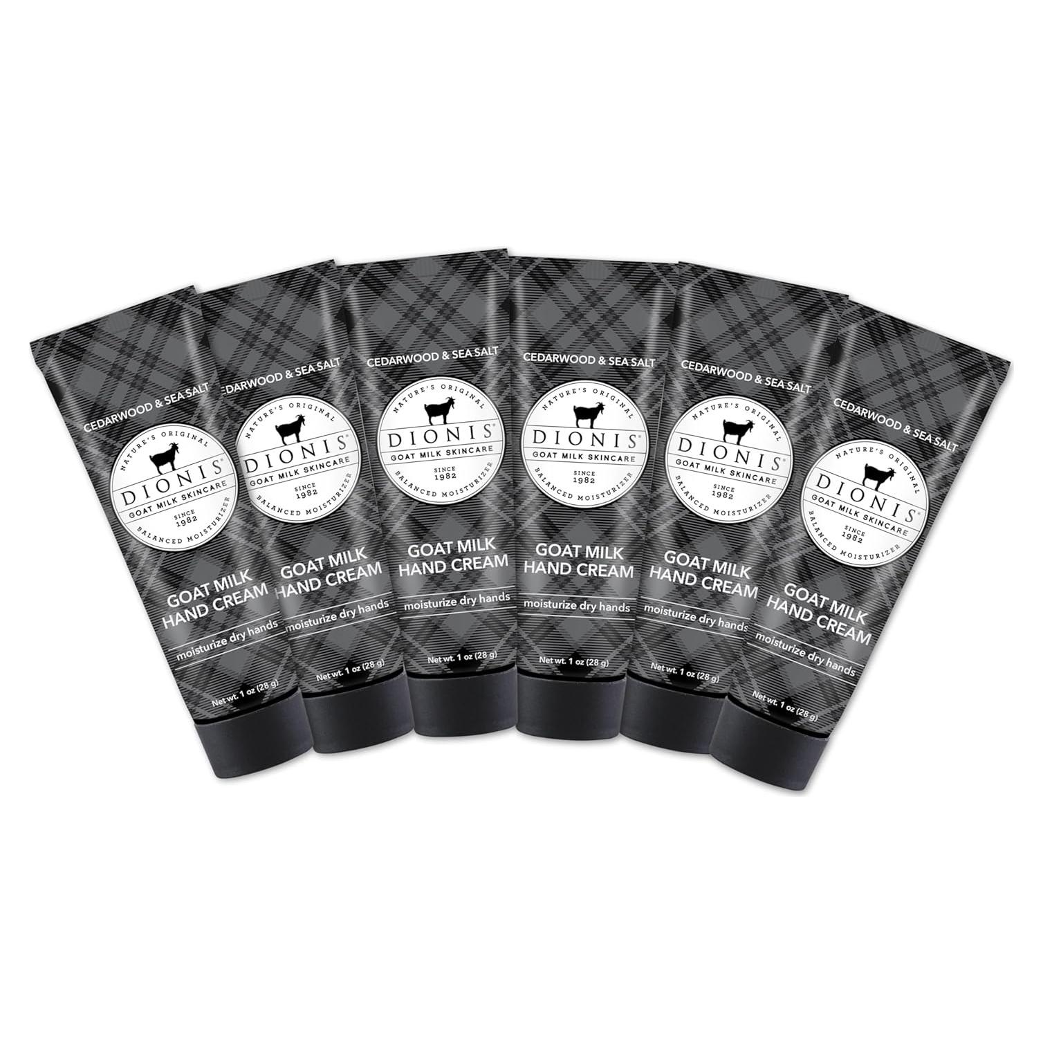 Crema de Manos Dionis con Leche de Cabra 28g Set de 6 - Hidratante