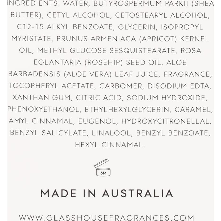 Crema de Manos Glasshouse Fragrances 100 mL Gardenia Hidratante