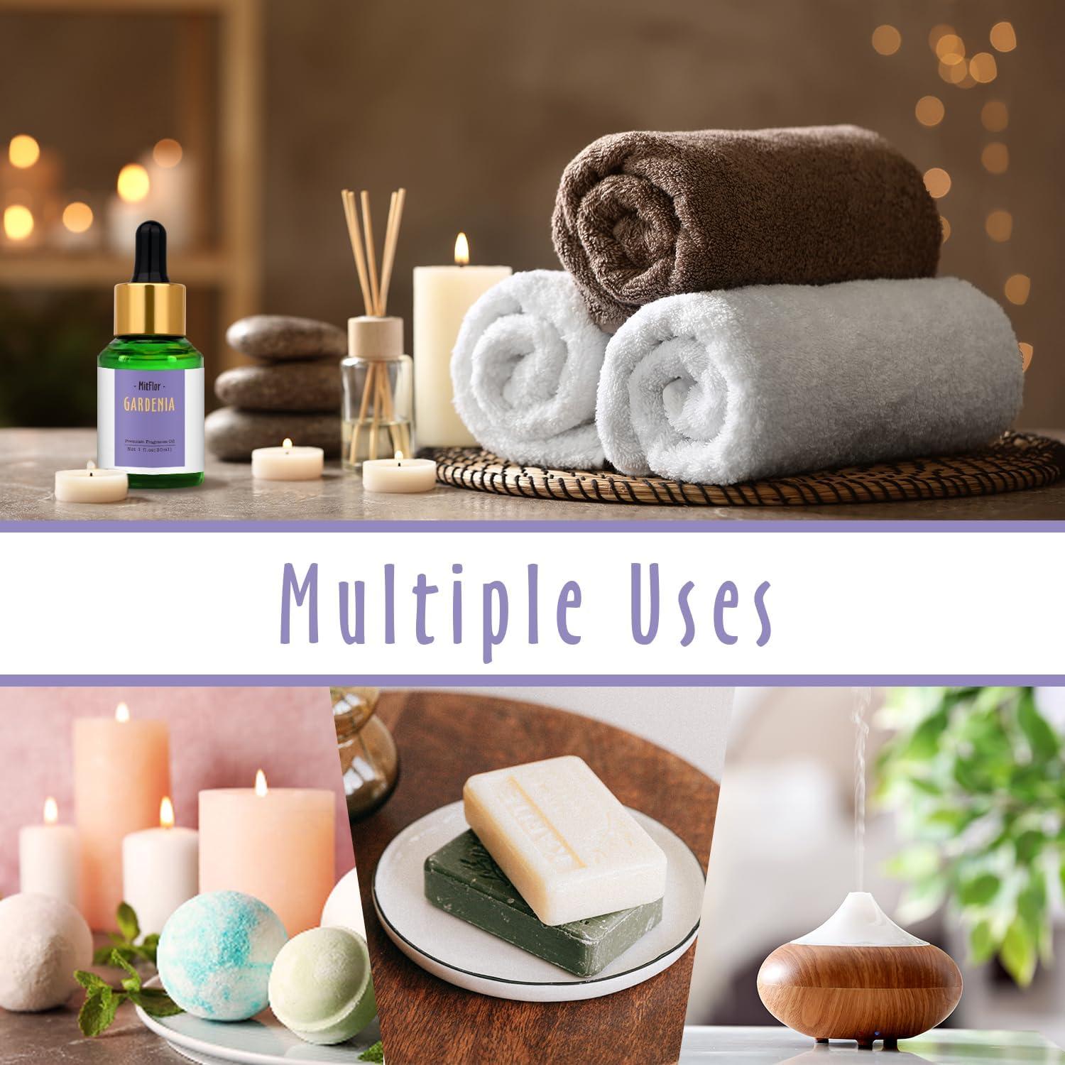 Aceite de Fragancia Gardenia MitFlor 30ml - Aroma Floral Premium