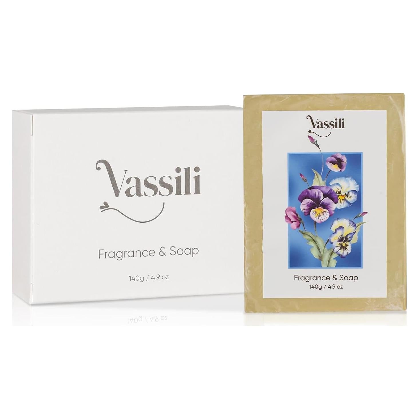 Jabón Natural Premium Vassili 139.5g Fragancia Fresa