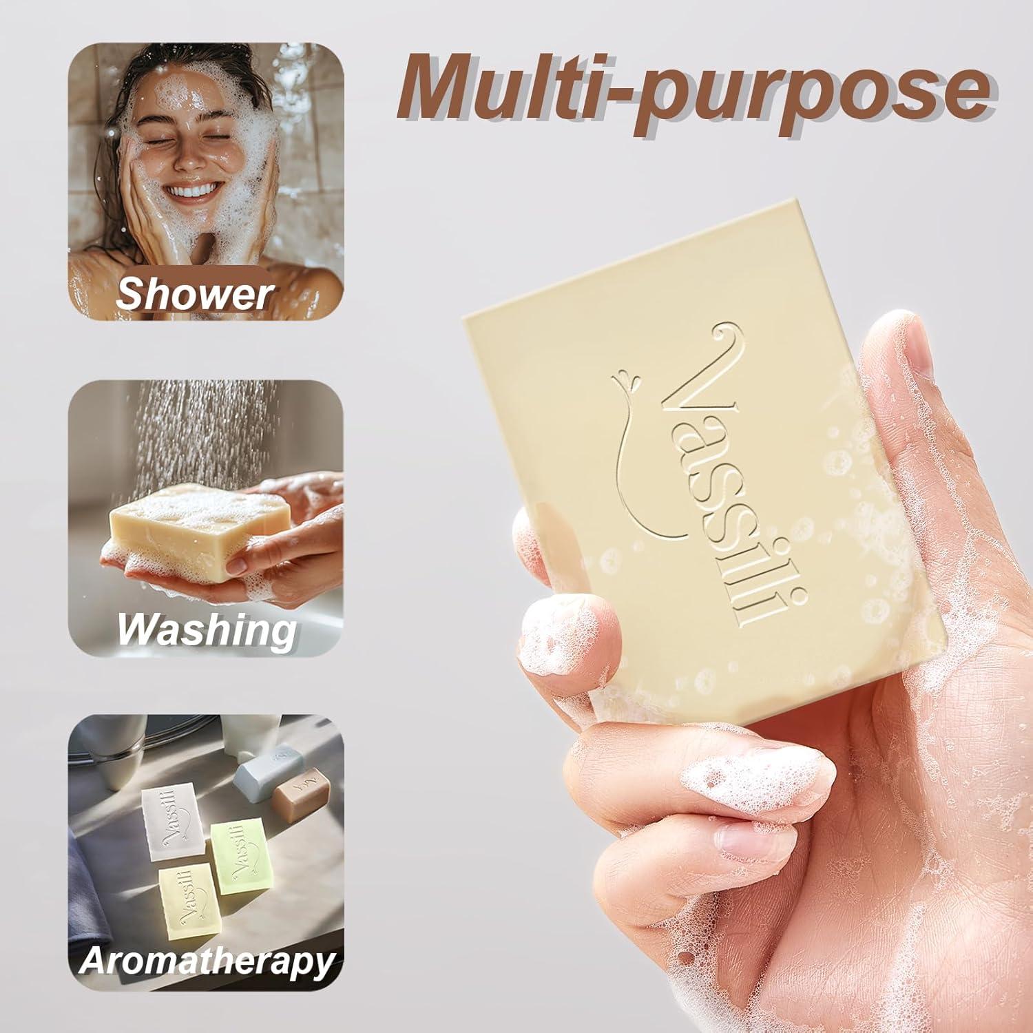 Jabón Natural Premium Vassili 139.5g Fragancia Fresa