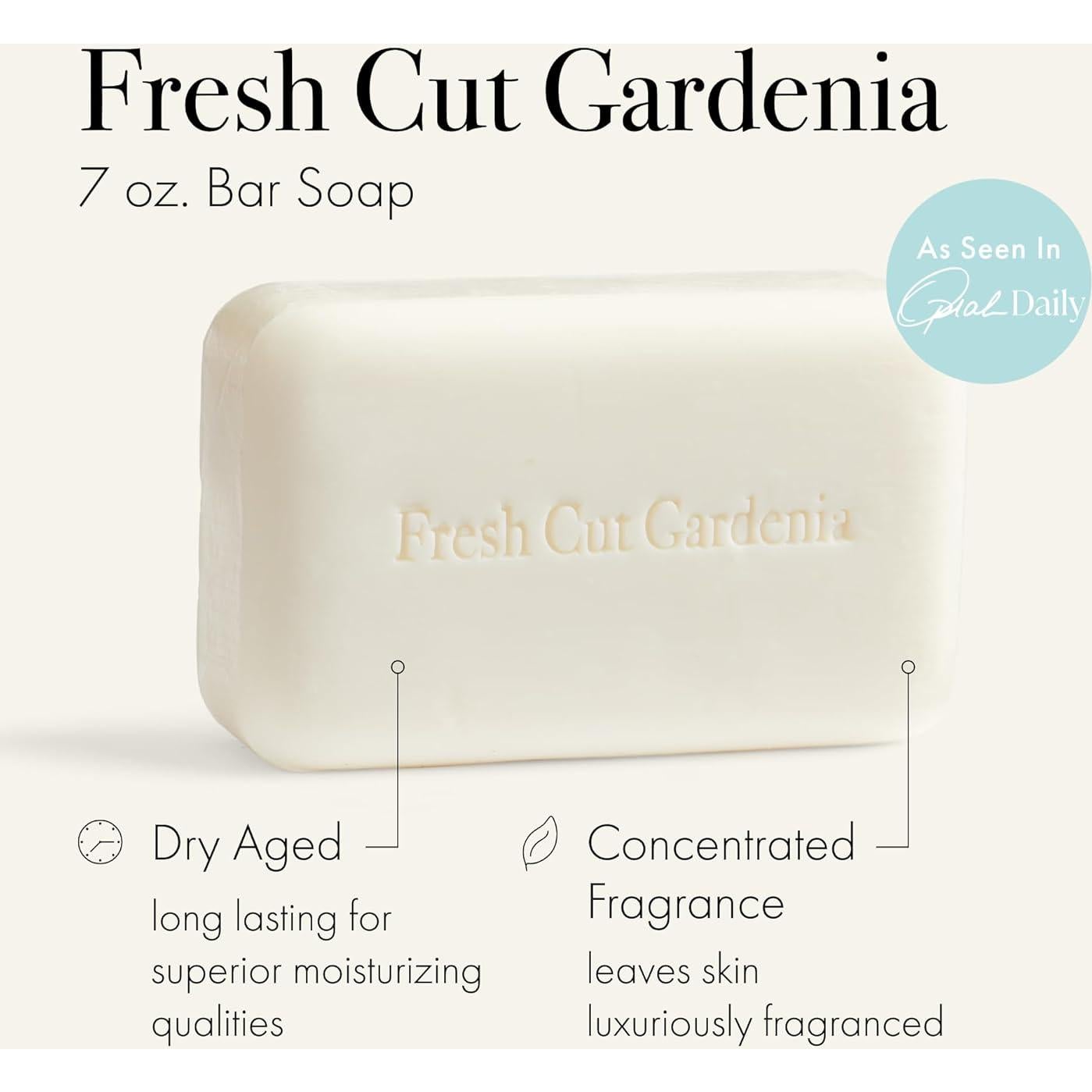 Jabón de Barra LAFCO Nueva York Gardenia Cortada Fresca 198 g - Ultra Hidratante Natural
