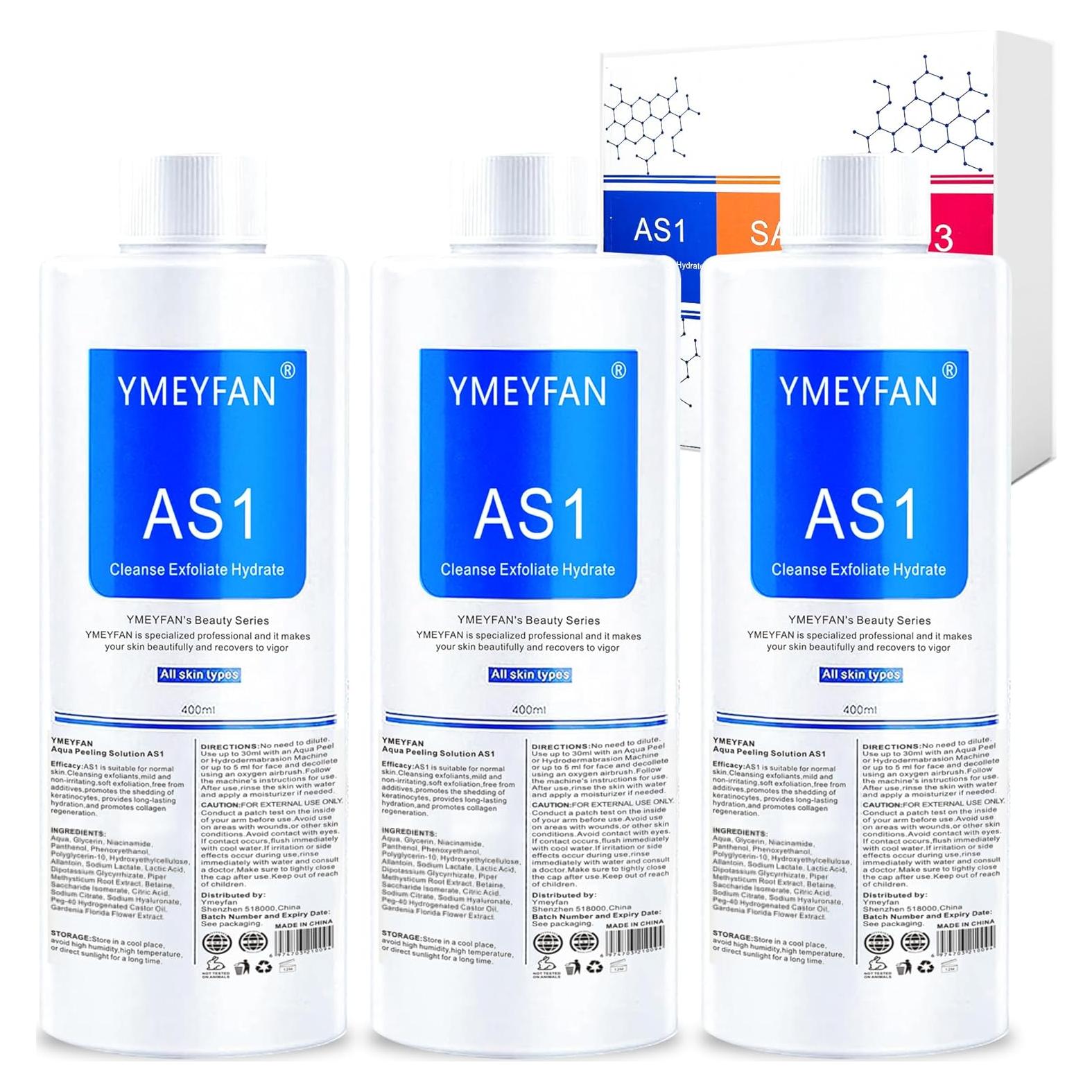 Solución AS1 YMEYFAN para Máquina Facial Hidratante 3x400ml