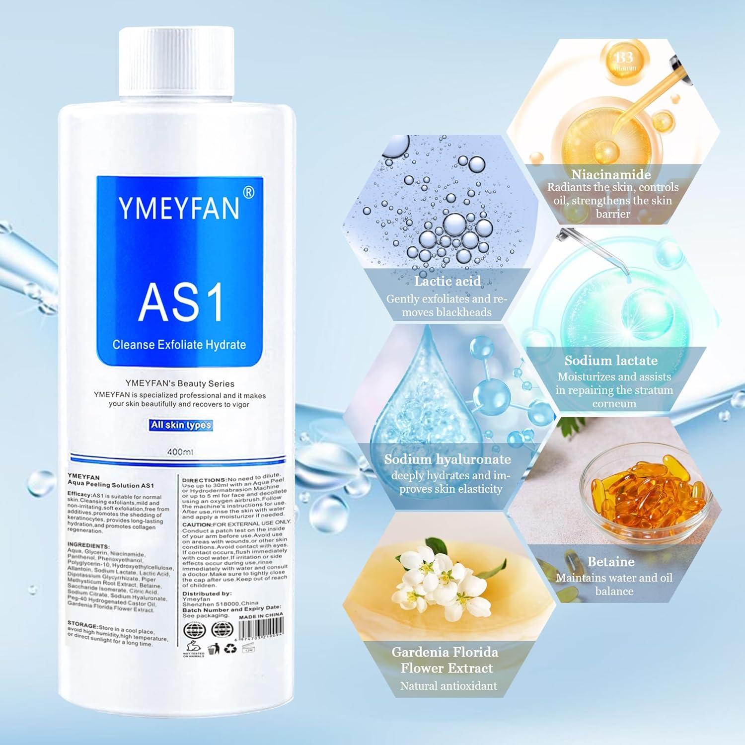 Solución AS1 YMEYFAN para Máquina Facial Hidratante 3x400ml