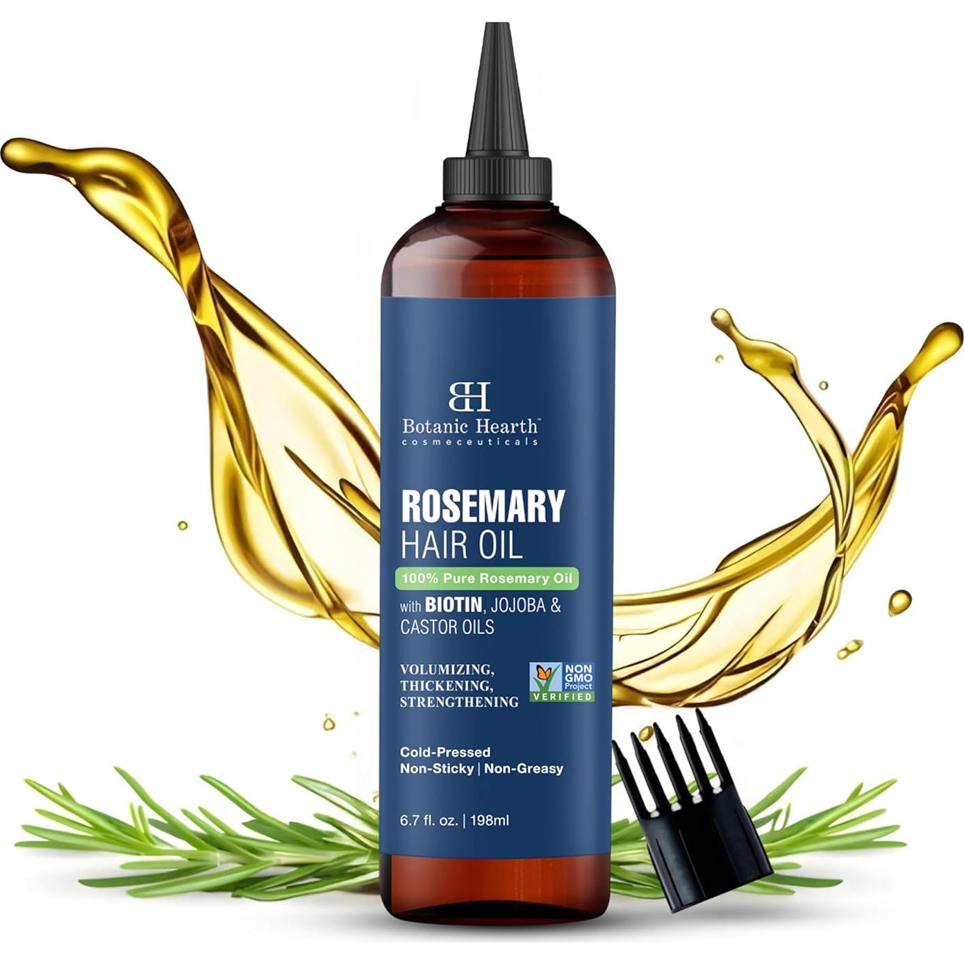 Aceite de Romero 100% Puro Botanic Hearth 198 ml Nutritivo