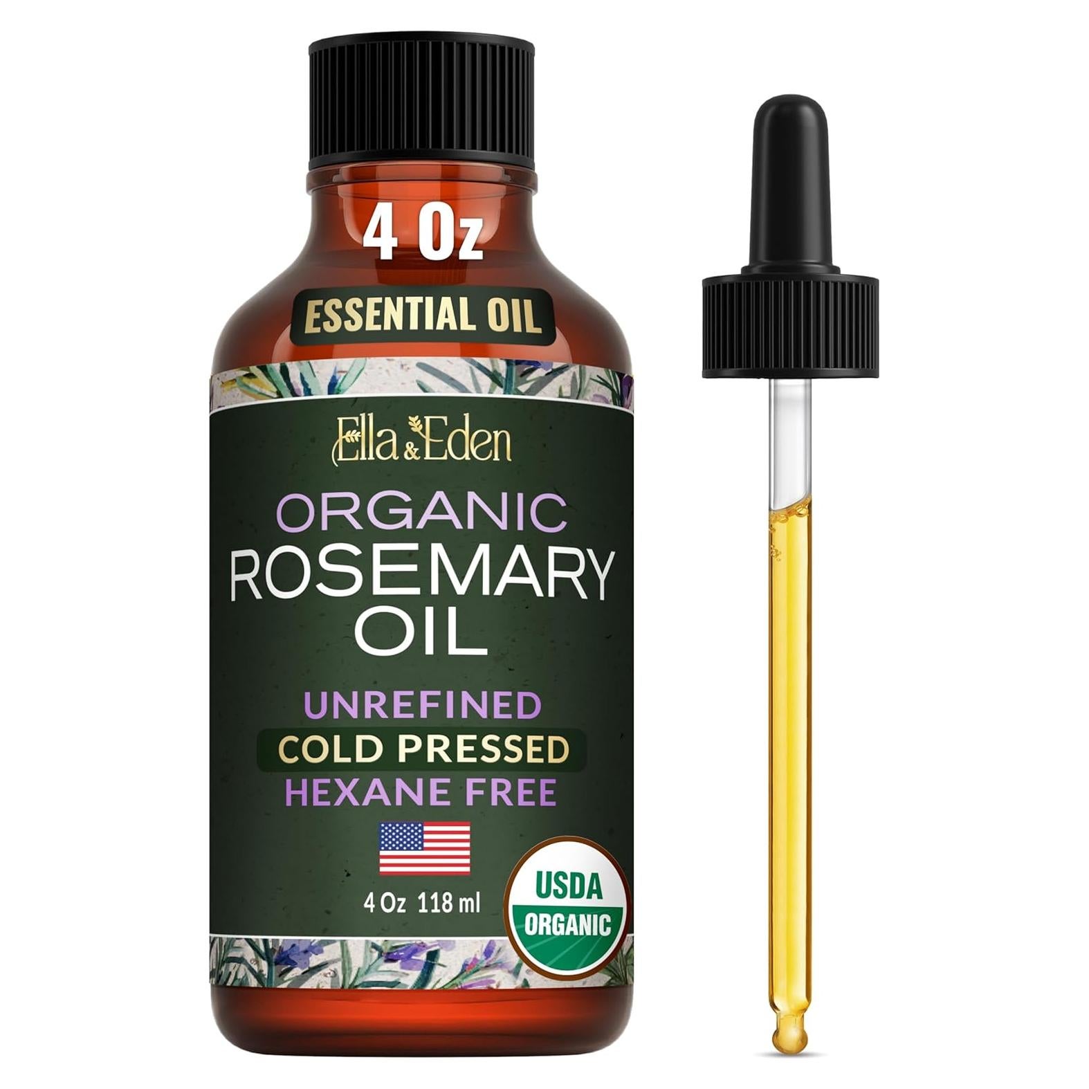 Aceite de Romero 100% Puro Ella & Eden 118 ml - Orgánico