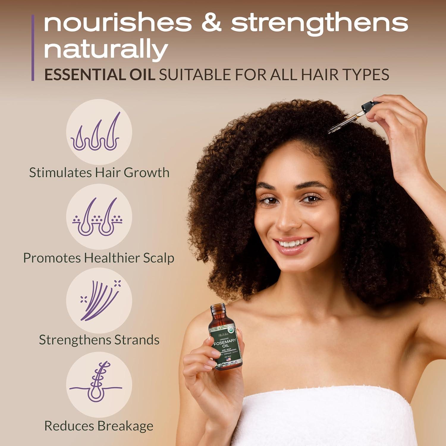 Aceite de Romero 100% Puro Ella & Eden 118 ml - Orgánico