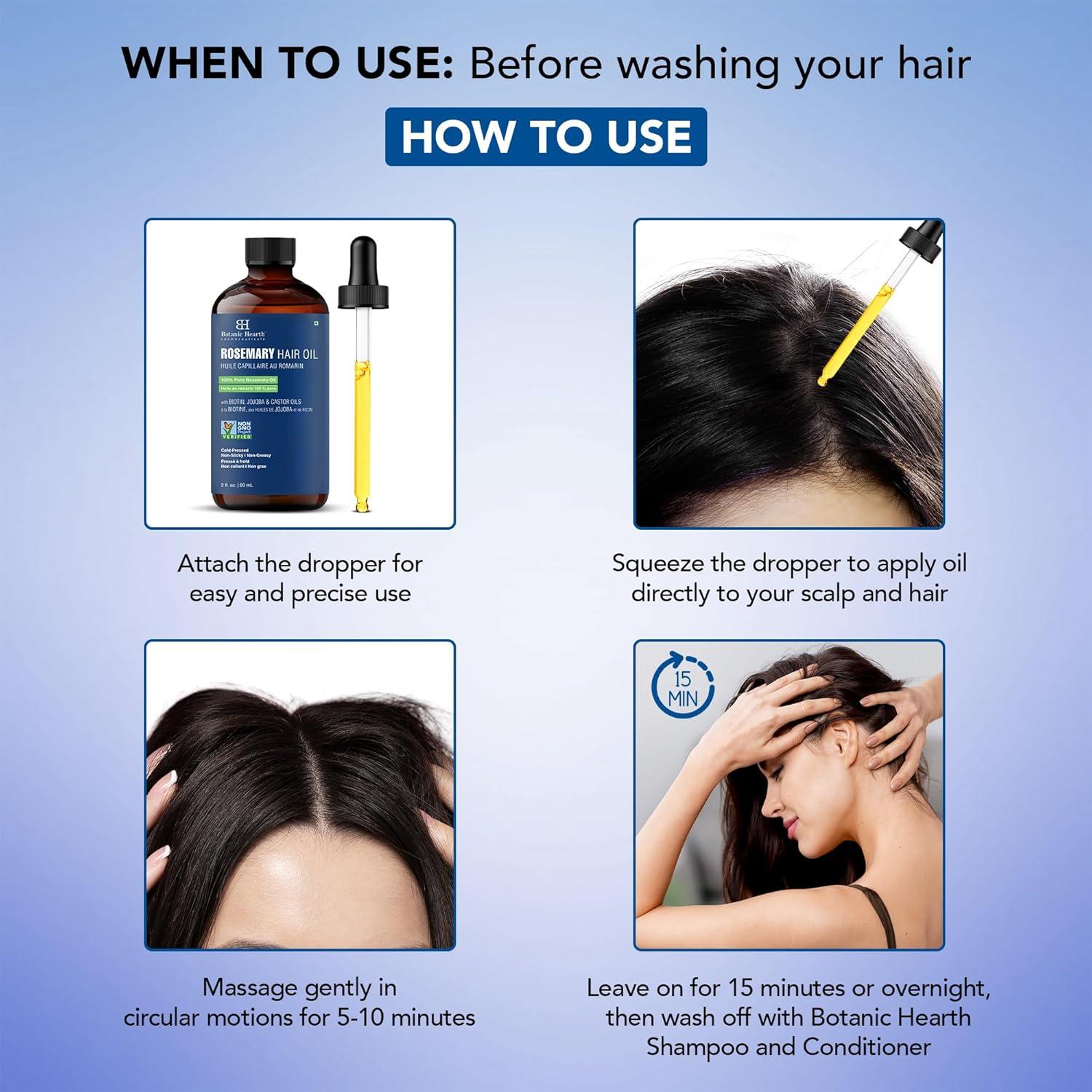 Aceite de Romero 100% Puro Botanic Hearth 59 ml - Fortalecedor