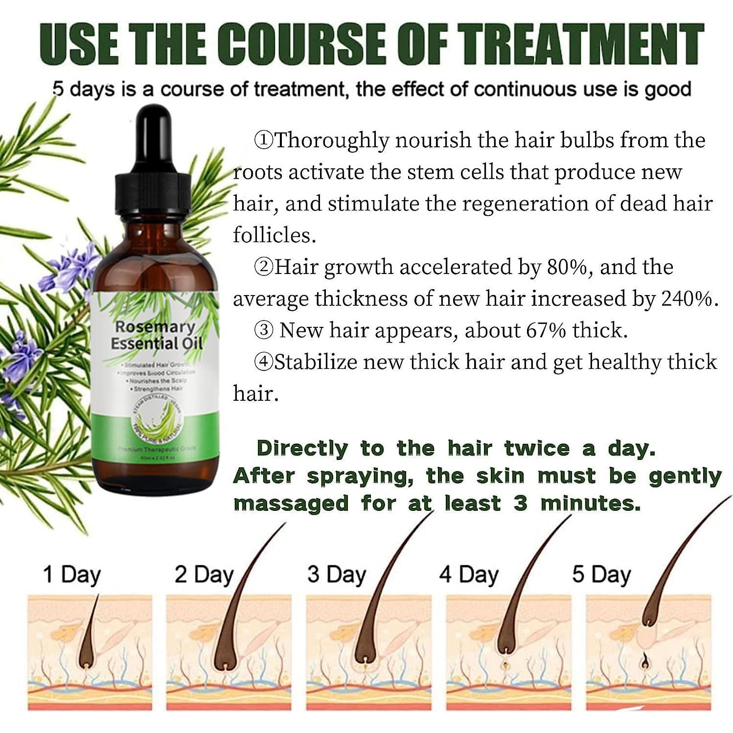 Aceite de Romero GOFLORDEN 120ML para Crecimiento Cabello