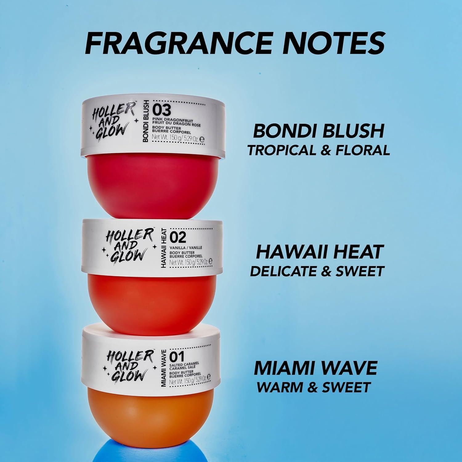 Manteca Corporal Holler and Glow Bondi Pink Dragonfruit 150g