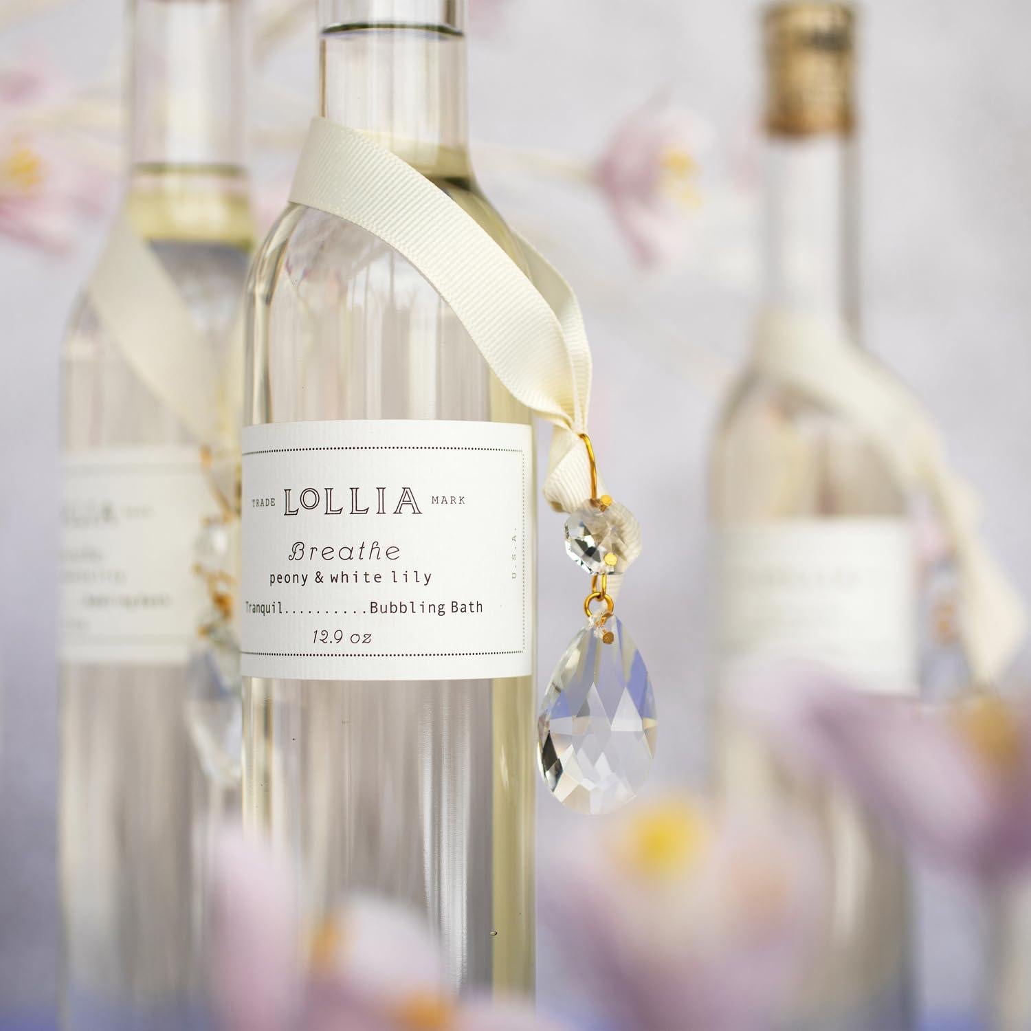 Baño de Burbujas Lollia Breathe 382.7 ml Peonía y Lirio