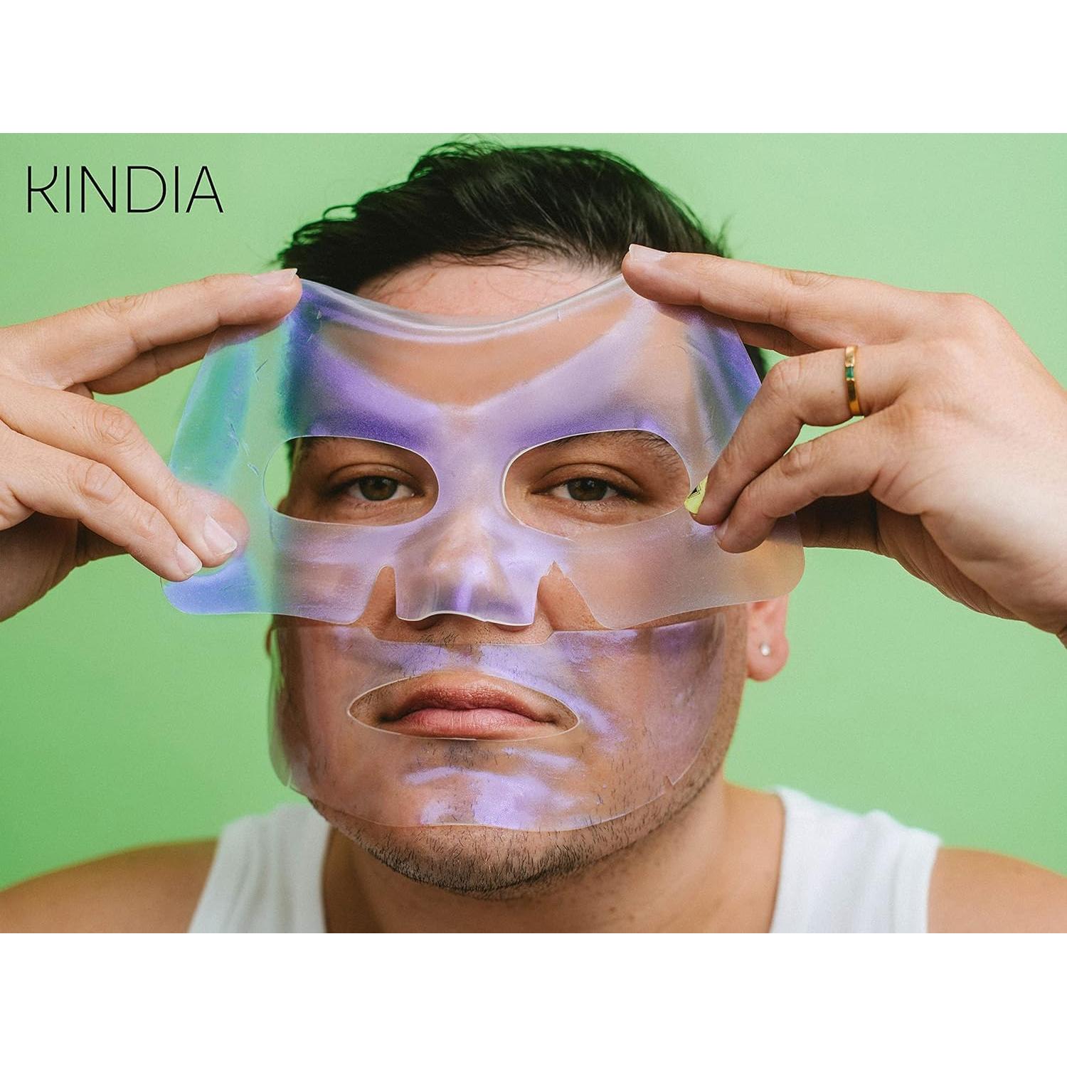 Mascarillas Faciales Coreanas KINDIA Aura Bounce Pack - 5 Unidades