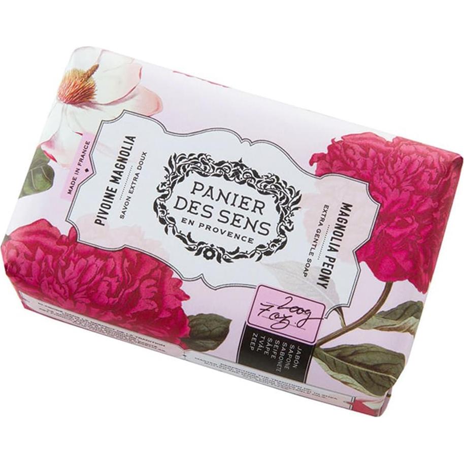Jabón Natural Panier des Sens Magnolia Peonía 2x200g