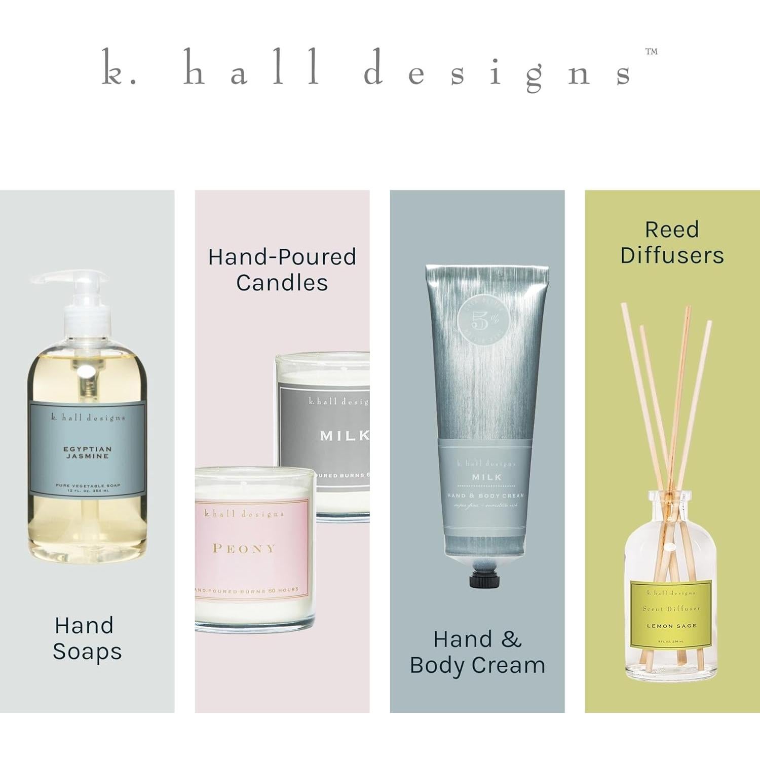 Crema de Manos y Cuerpo K. Hall Peonía 100 ml Hidratante