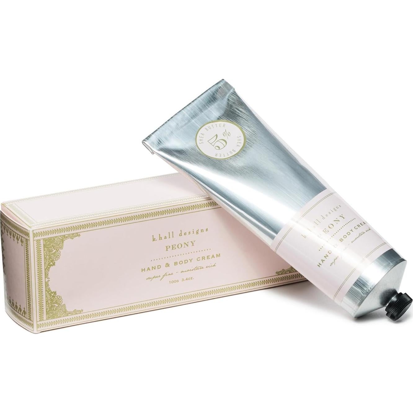 Crema de Manos y Cuerpo K. Hall Peonía 100 ml Hidratante