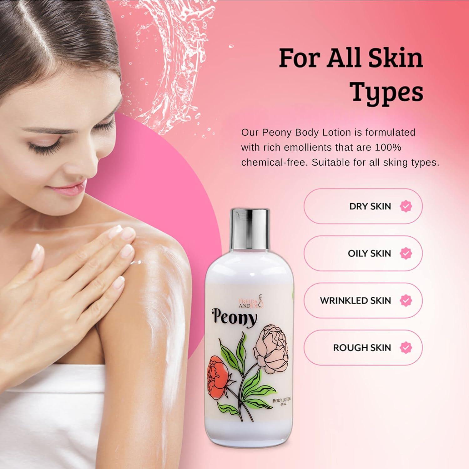 Loción Corporal Aromática Frieda & Joe Peonía 300ml Hidratante