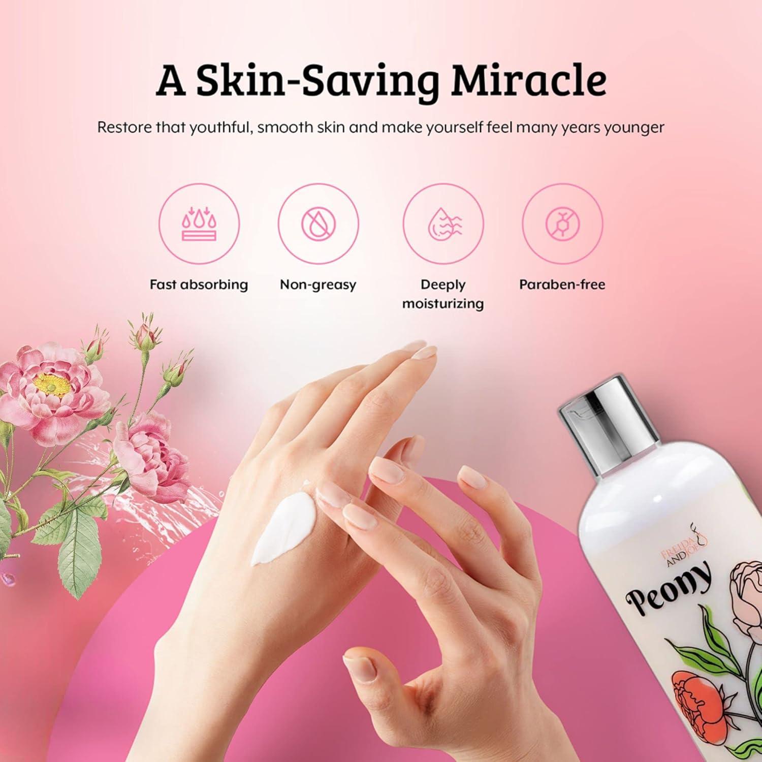 Loción Corporal Aromática Frieda & Joe Peonía 300ml Hidratante