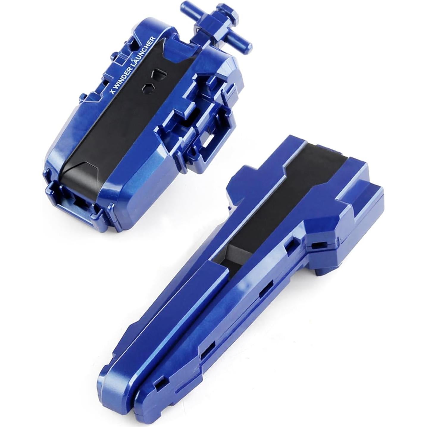Bey Battling Tops Blade Burst X Launcher and Grip, BX String Launcher Right Spin String Launcher Grip DB Layer System Compatible with BX Bey Burst Series (Blue)