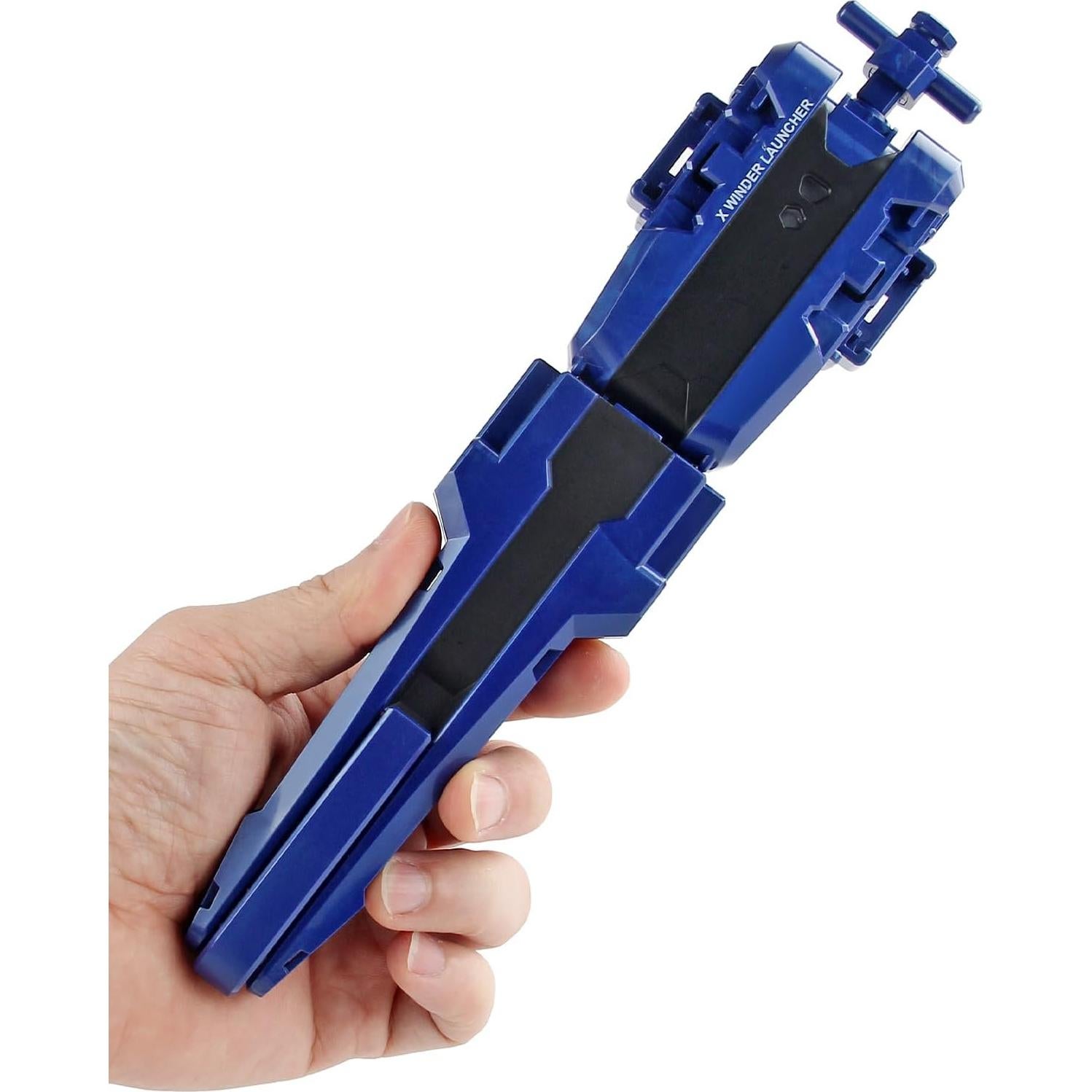 Bey Battling Tops Blade Burst X Launcher and Grip, BX String Launcher Right Spin String Launcher Grip DB Layer System Compatible with BX Bey Burst Series (Blue)