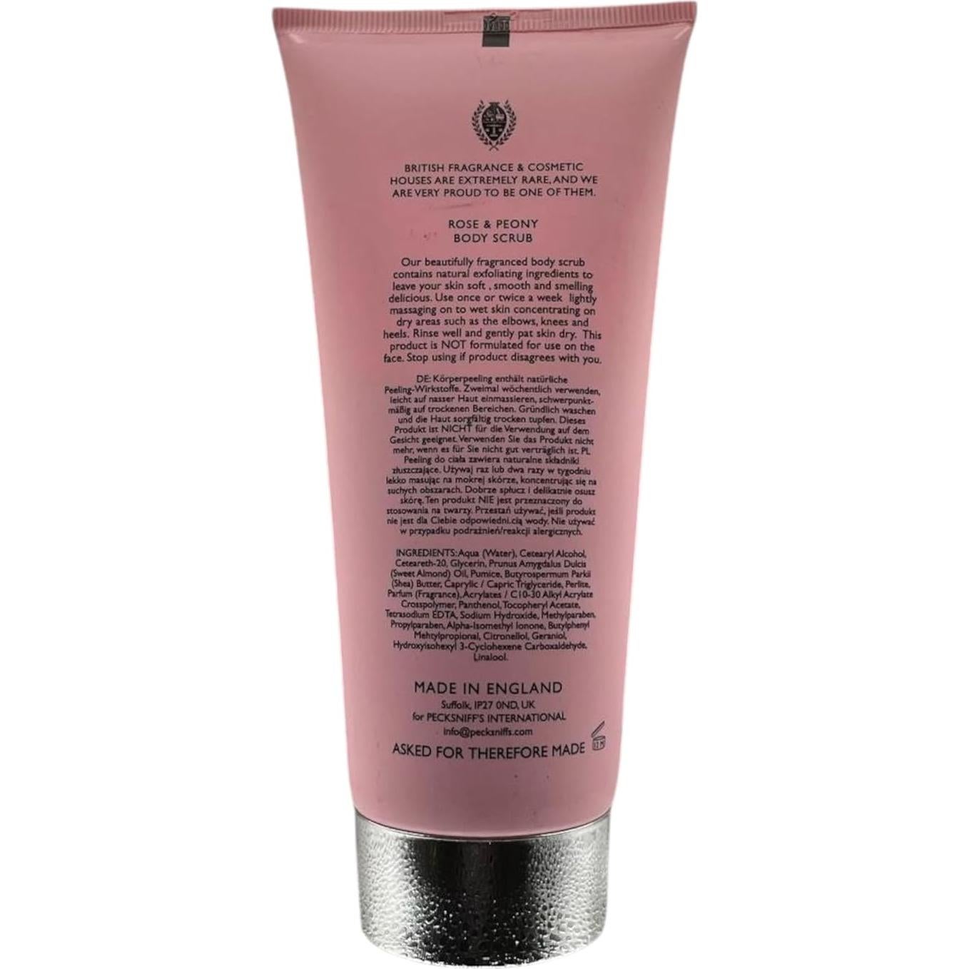 Exfoliante Corporal Pecksniff Rosa y Peonía 2 Pack 200ml