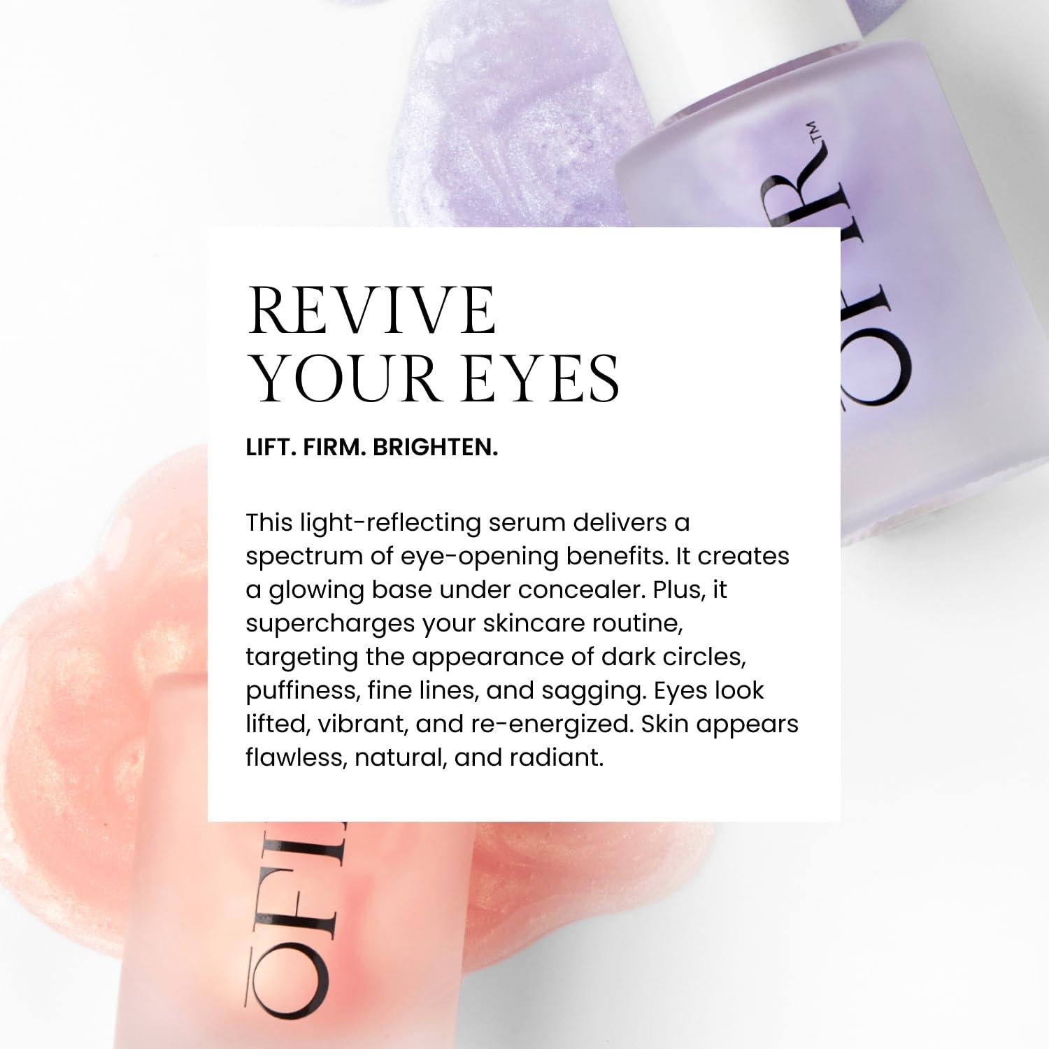 Suero Gel Iluminador para Ojos OFIR Bloom 14.79 ml - Hidratante y Lifting