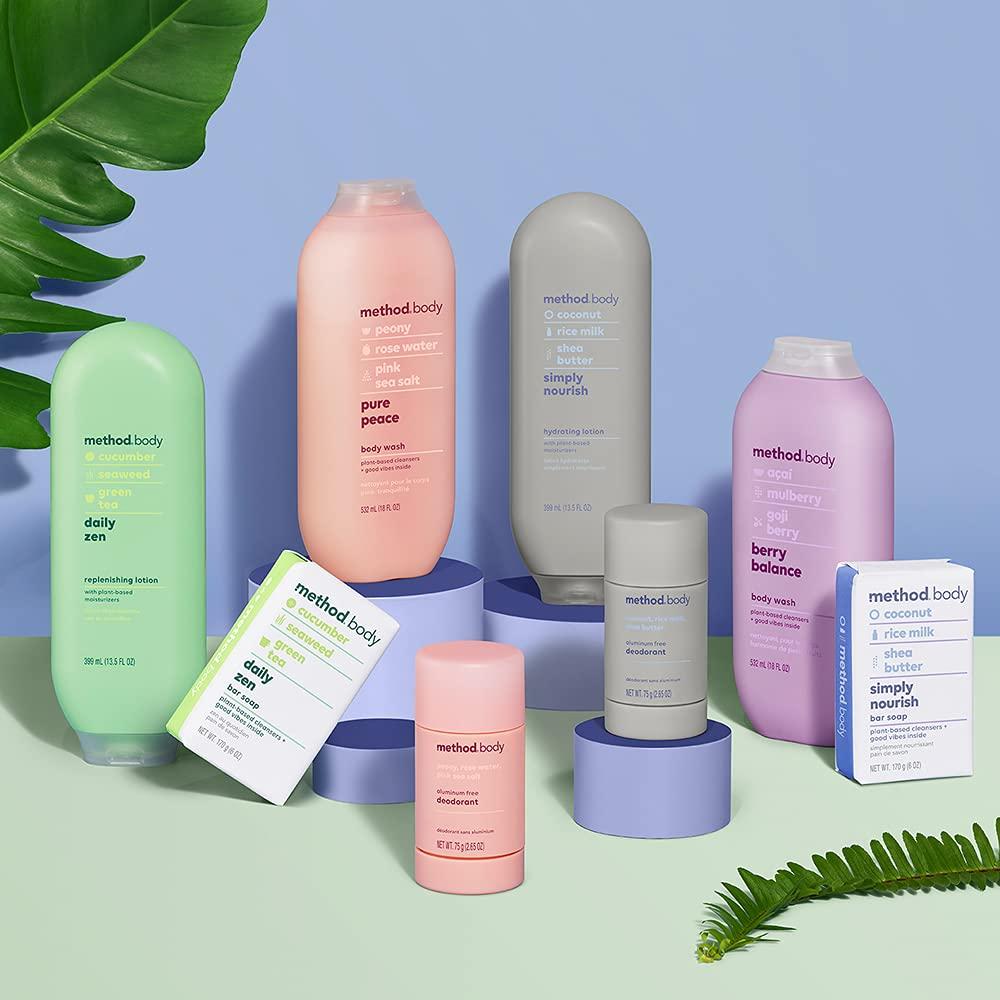 Loción Corporal Method Paz Pura 400 ml Hidratante 24 Horas