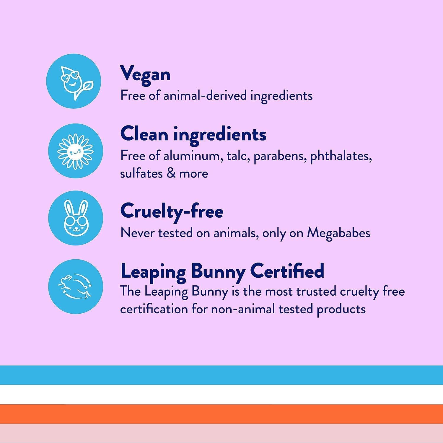 Stick Aclarador Nocturno Megababe 60 g - Antifricción y Calmante