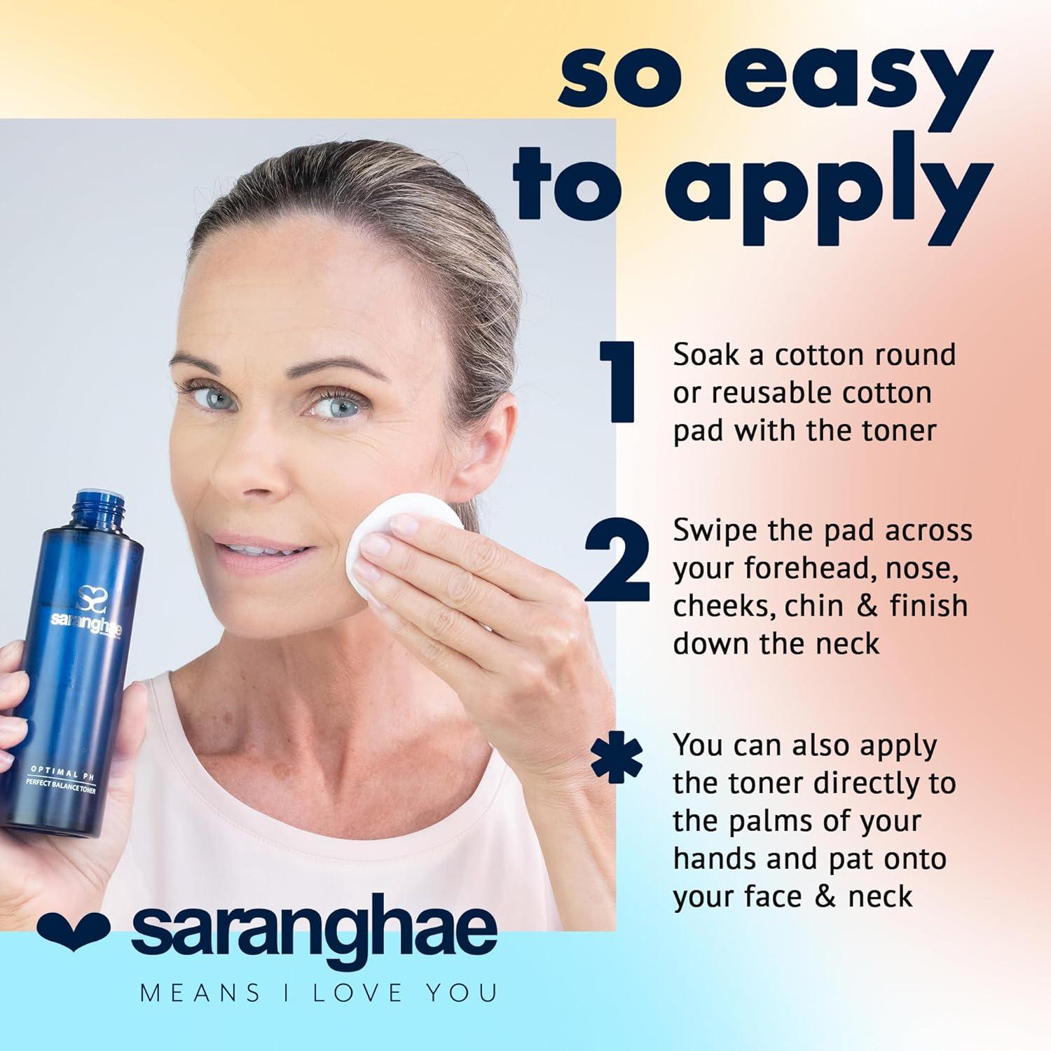 Tónico Facial Orgánico Saranghae 133.2 g - Hidratante y Minimiza Poros