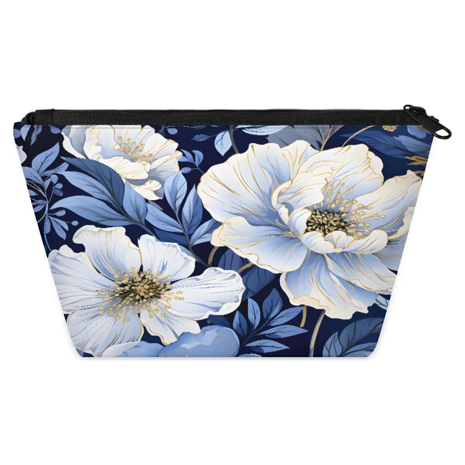 Bolsa de Maquillaje Pequeña Floral Peonía 24.5x8.5x13.5 cm