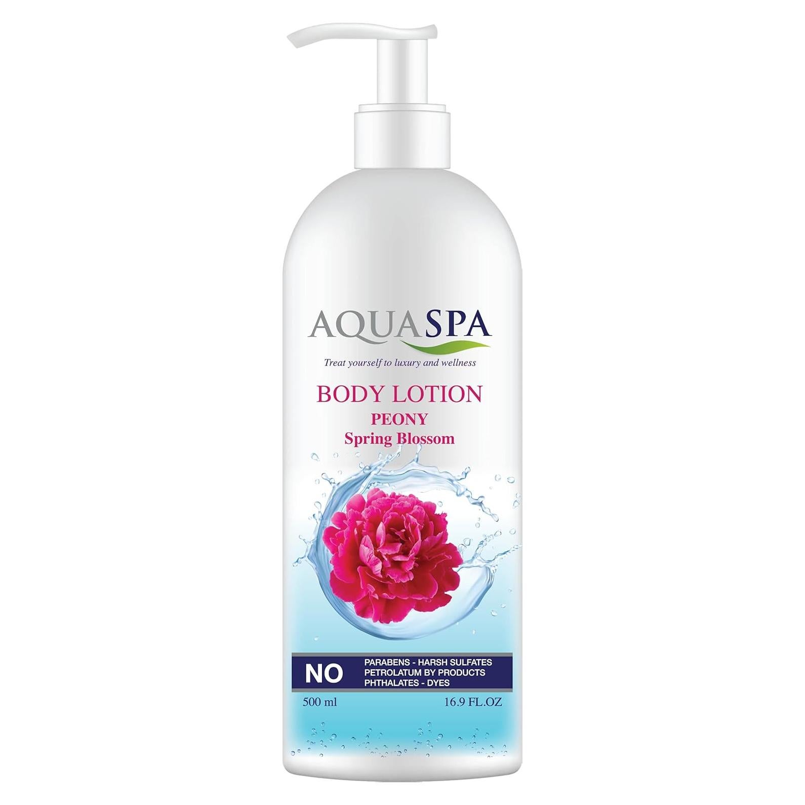 Loción Corporal Hidratante Aqua Spa Flor de Peonía 480ml