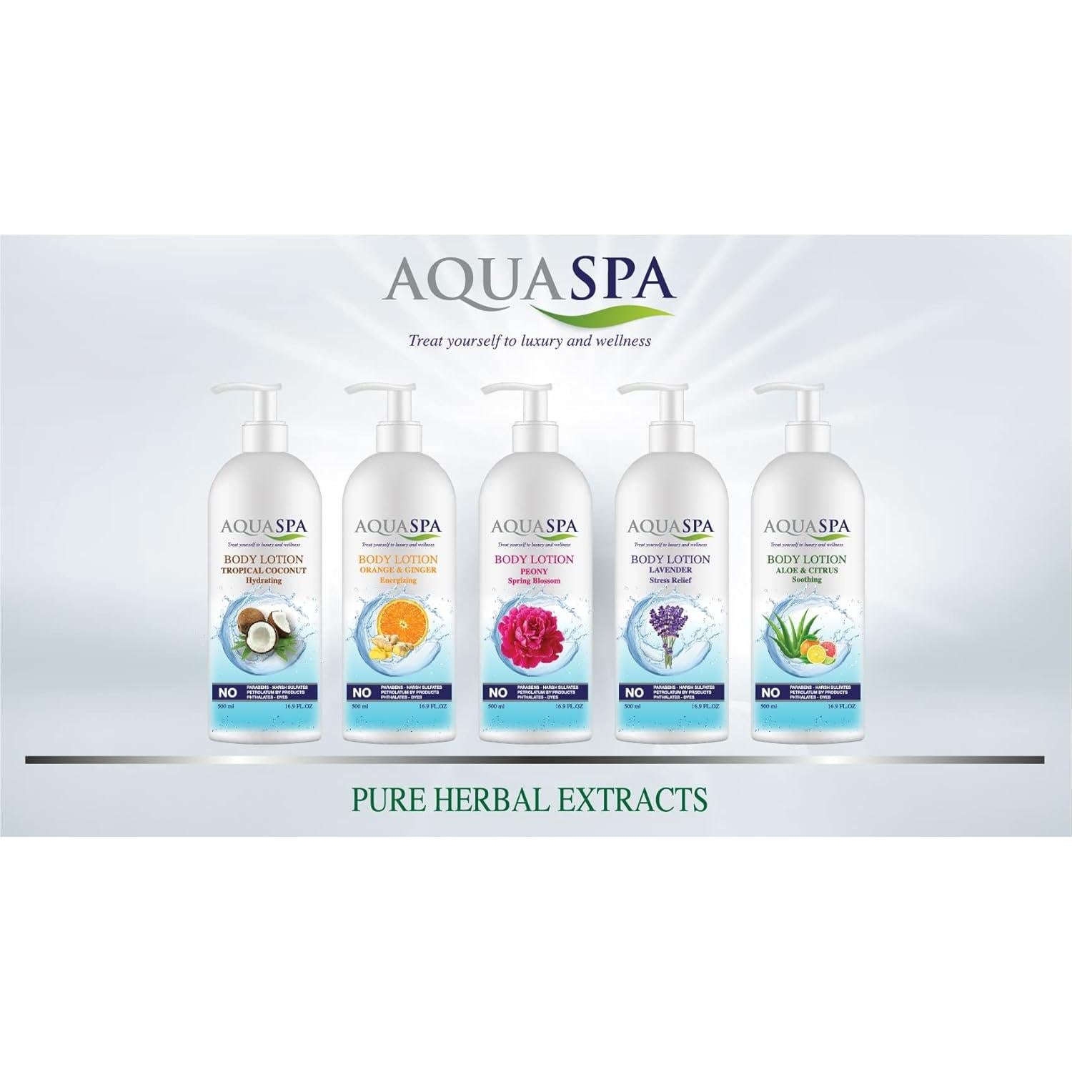 Loción Corporal Hidratante Aqua Spa Flor de Peonía 480ml