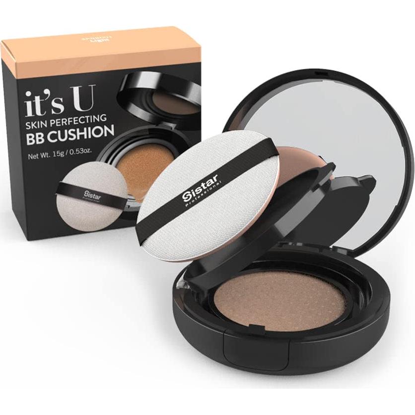 Cushion BB Sistar 15g Claro - Cobertura Completa y Brillo Natural