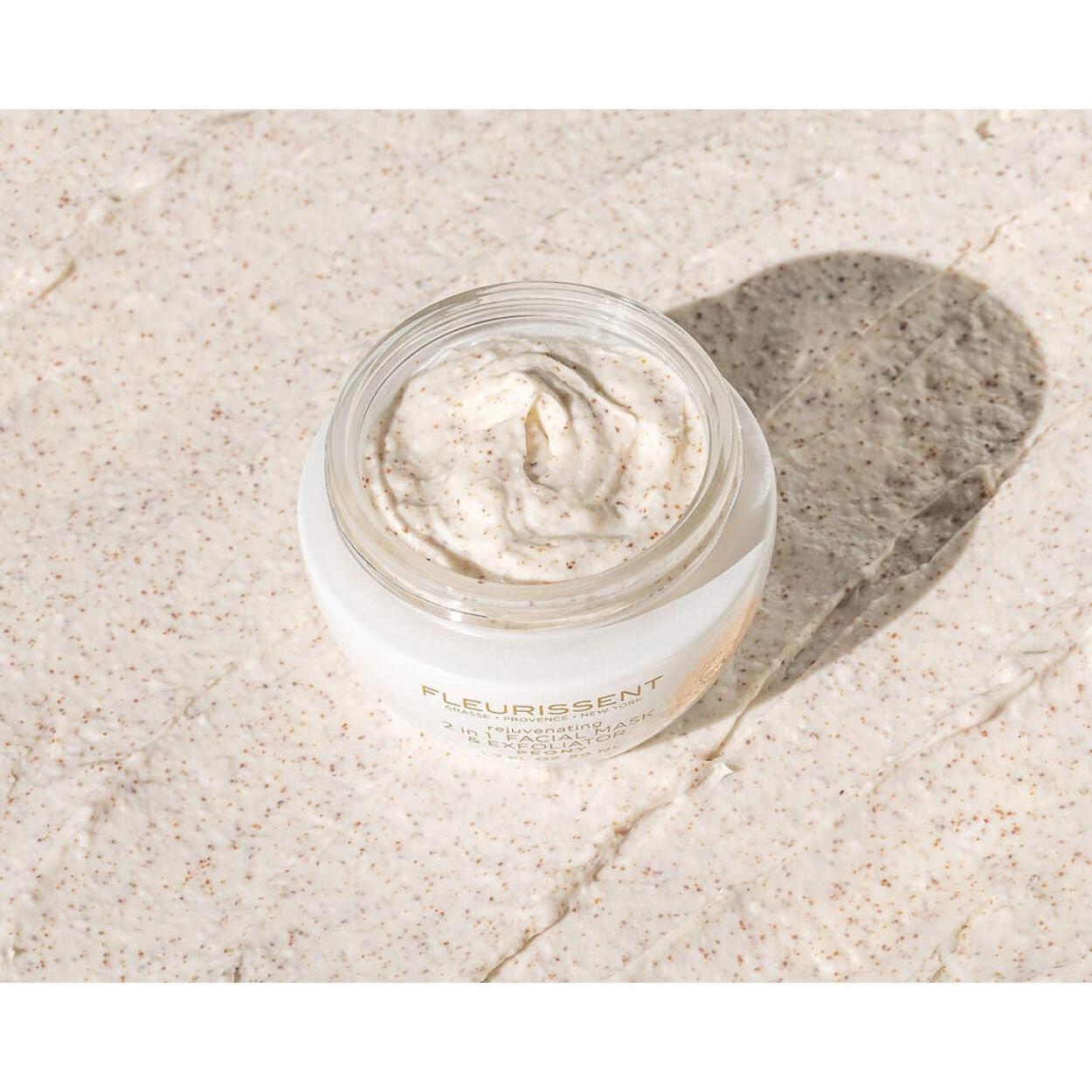 Máscara Facial Exfoliante 2-en-1 Fleurissent 50 mL Natural