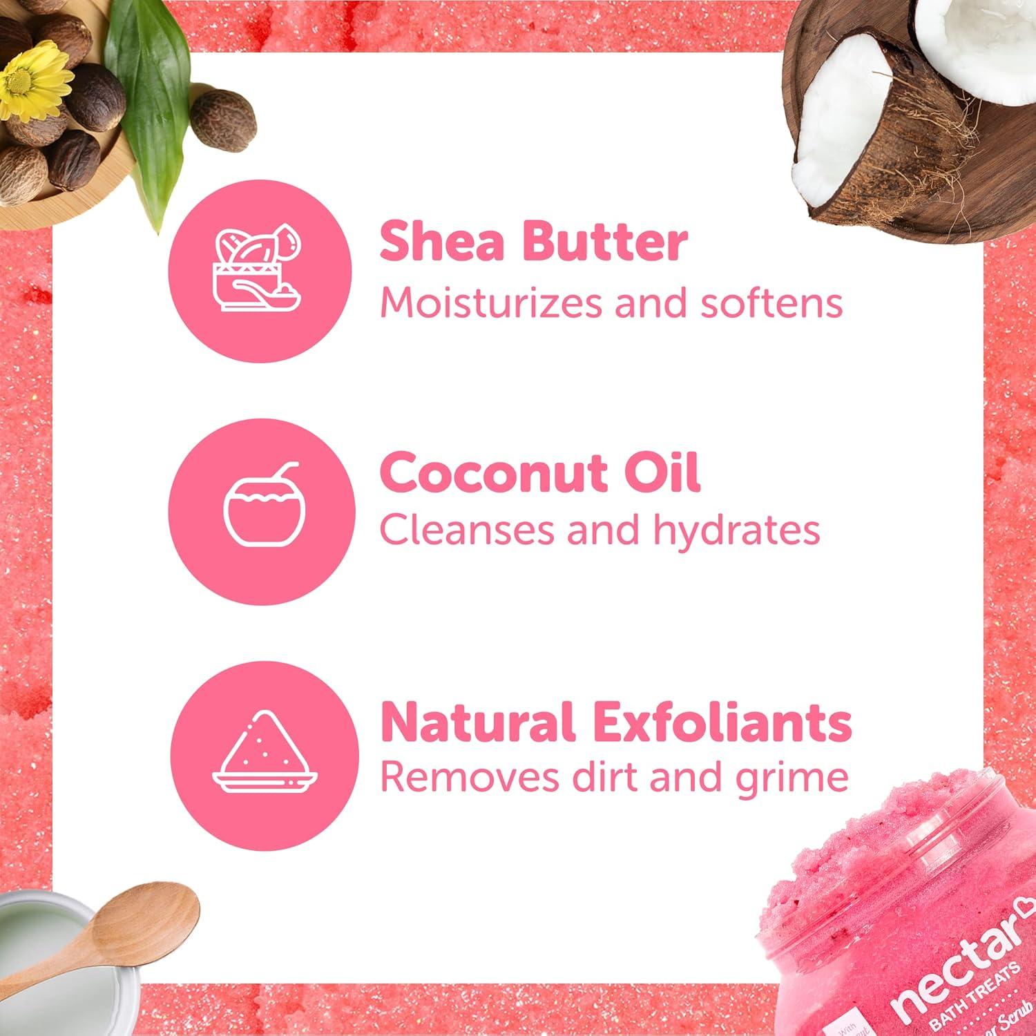 Exfoliante Corporal Nectar Bath Treats 226g Batido de Frutas