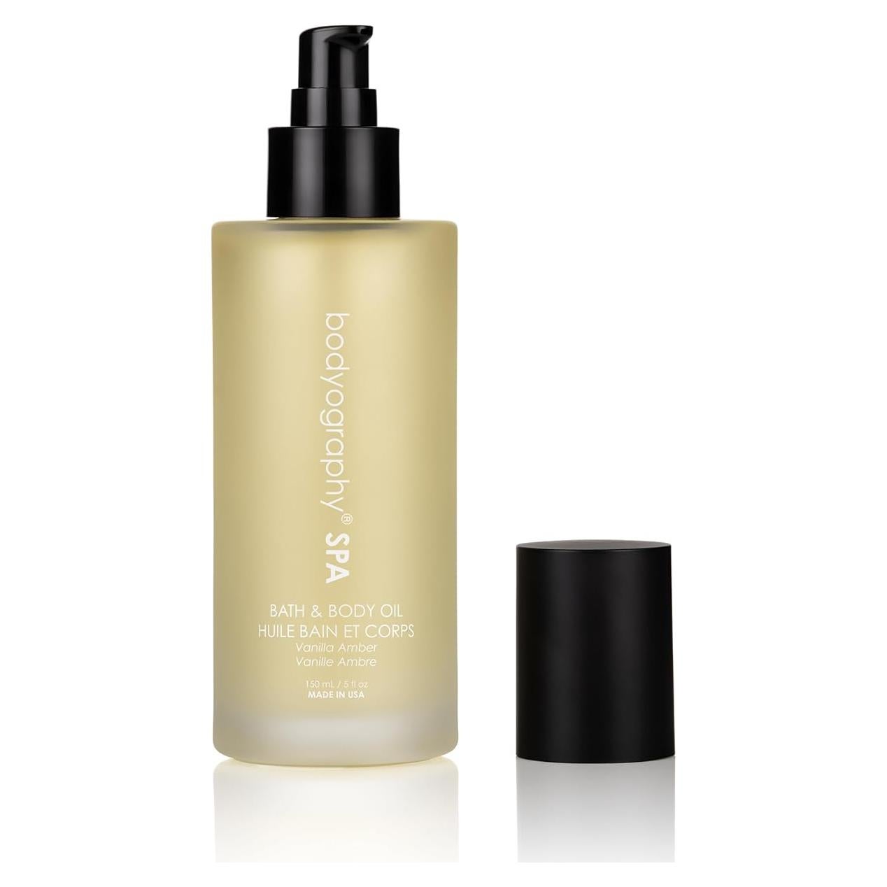 Aceite Corporal y de Baño Bodyography Spa 118 ml - Ámbar de Vainilla