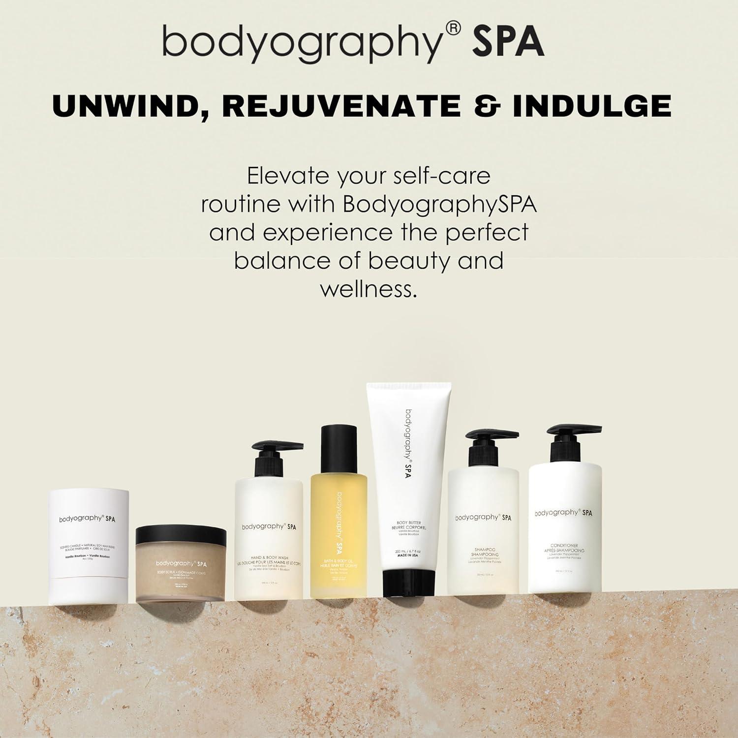 Aceite Corporal y de Baño Bodyography Spa 118 ml - Ámbar de Vainilla