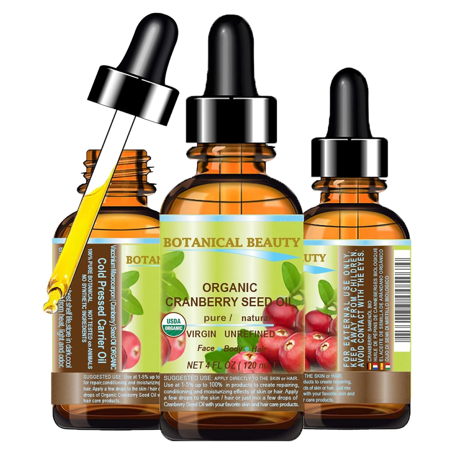 Aceite de Semilla de Arándano Orgánico 120 ml Botanical Beauty