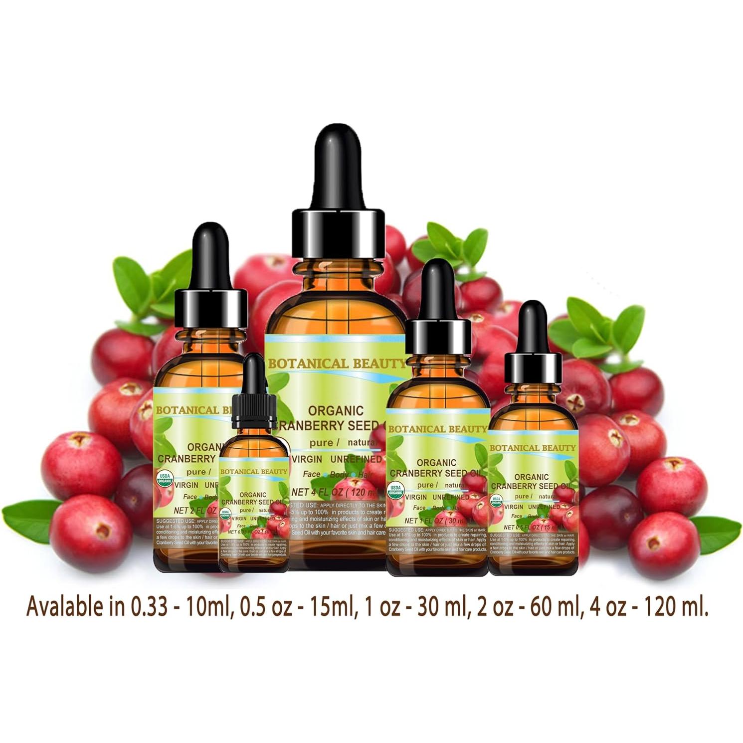 Aceite de Semilla de Arándano Orgánico 120 ml Botanical Beauty