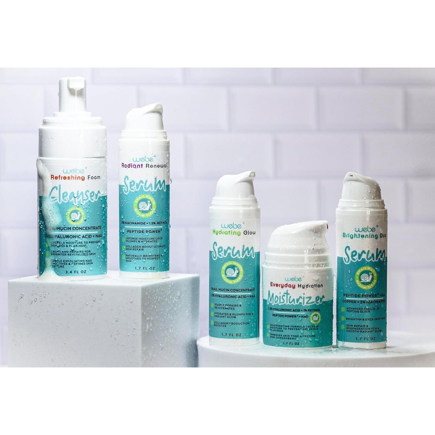 Suero Hidratante WEBE Naturals Mucina de Caracol 94% 81g