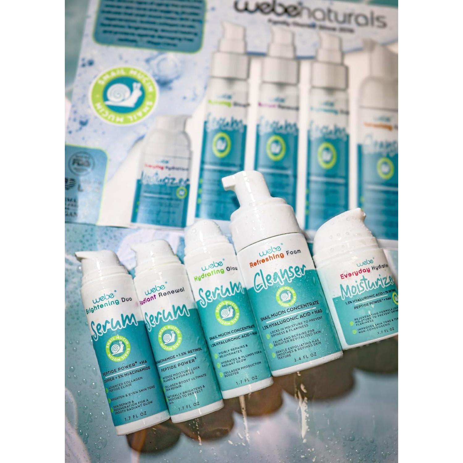 Suero Hidratante WEBE Naturals Mucina de Caracol 94% 81g