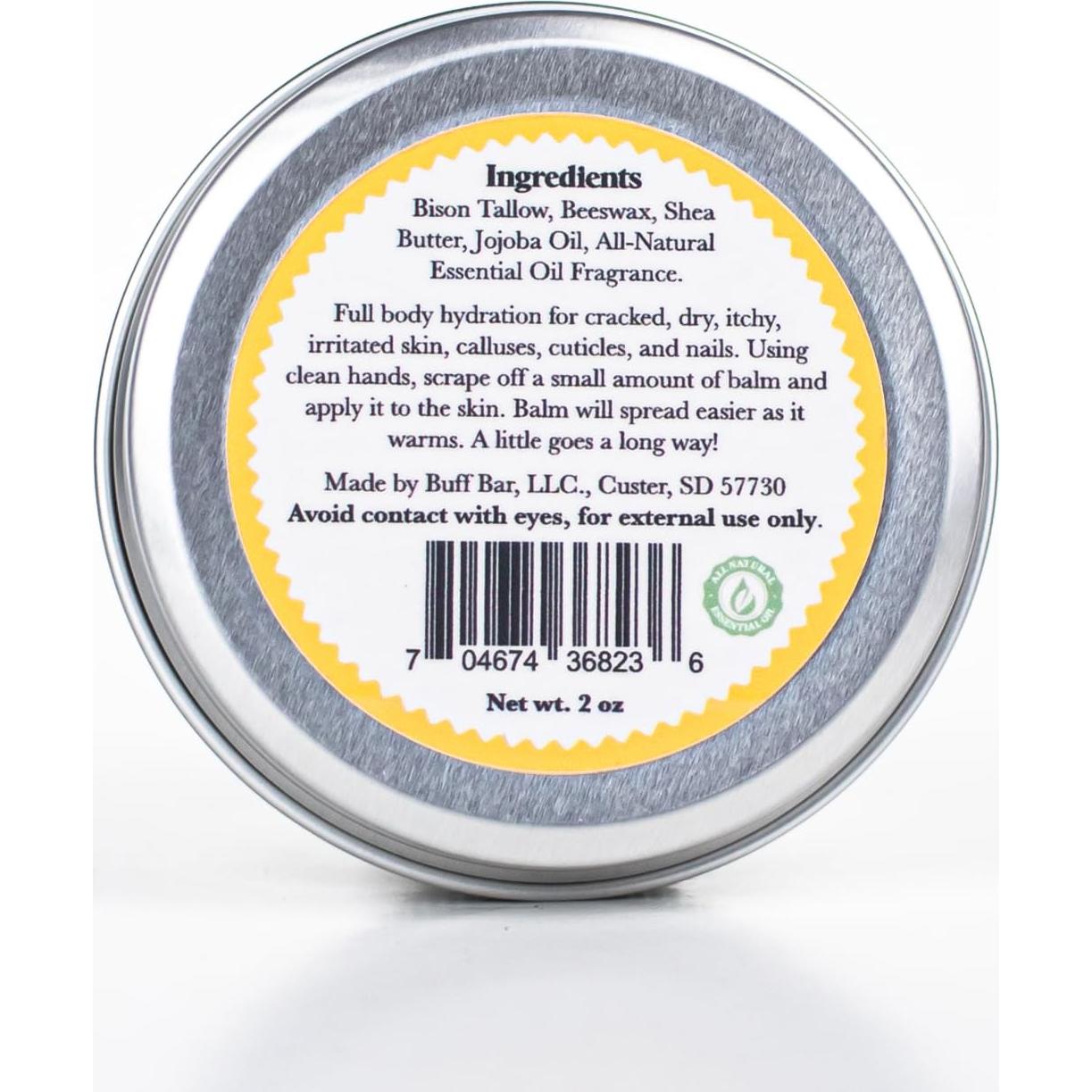 Bálsamo Hidratante BUFF BAR Sebo de Bisonte 56.7g Gota de Limón